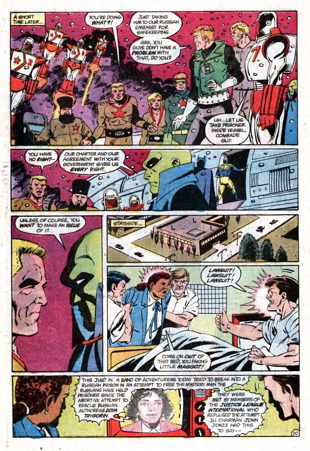 Read online Justice League International (1987) comic -  Issue #13b - 21