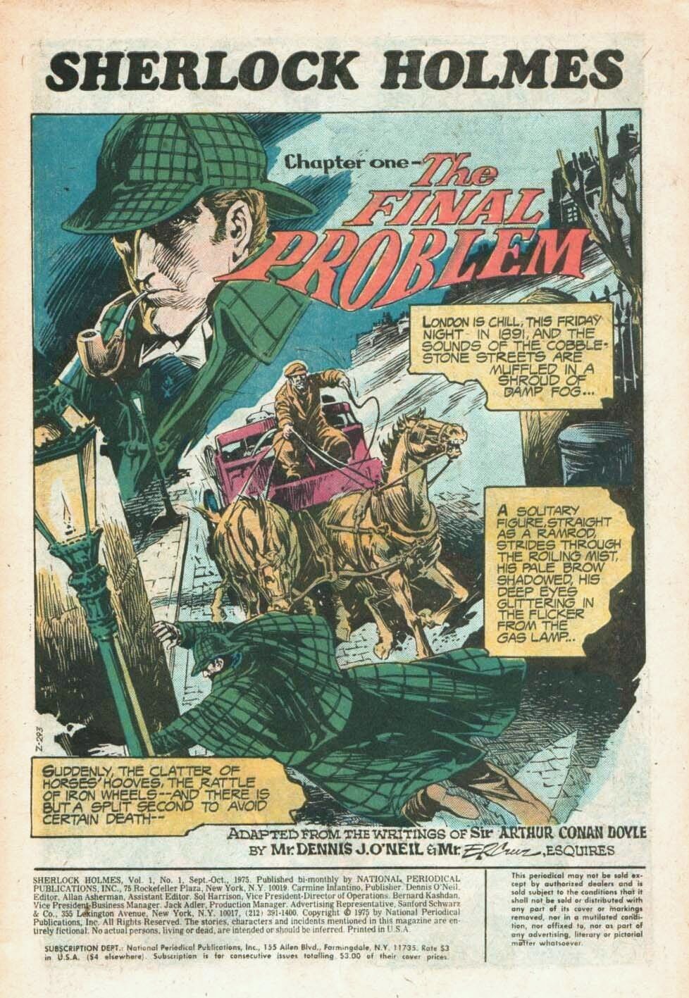 Read online Sherlock Holmes (1975) comic -  Issue # Full - 3