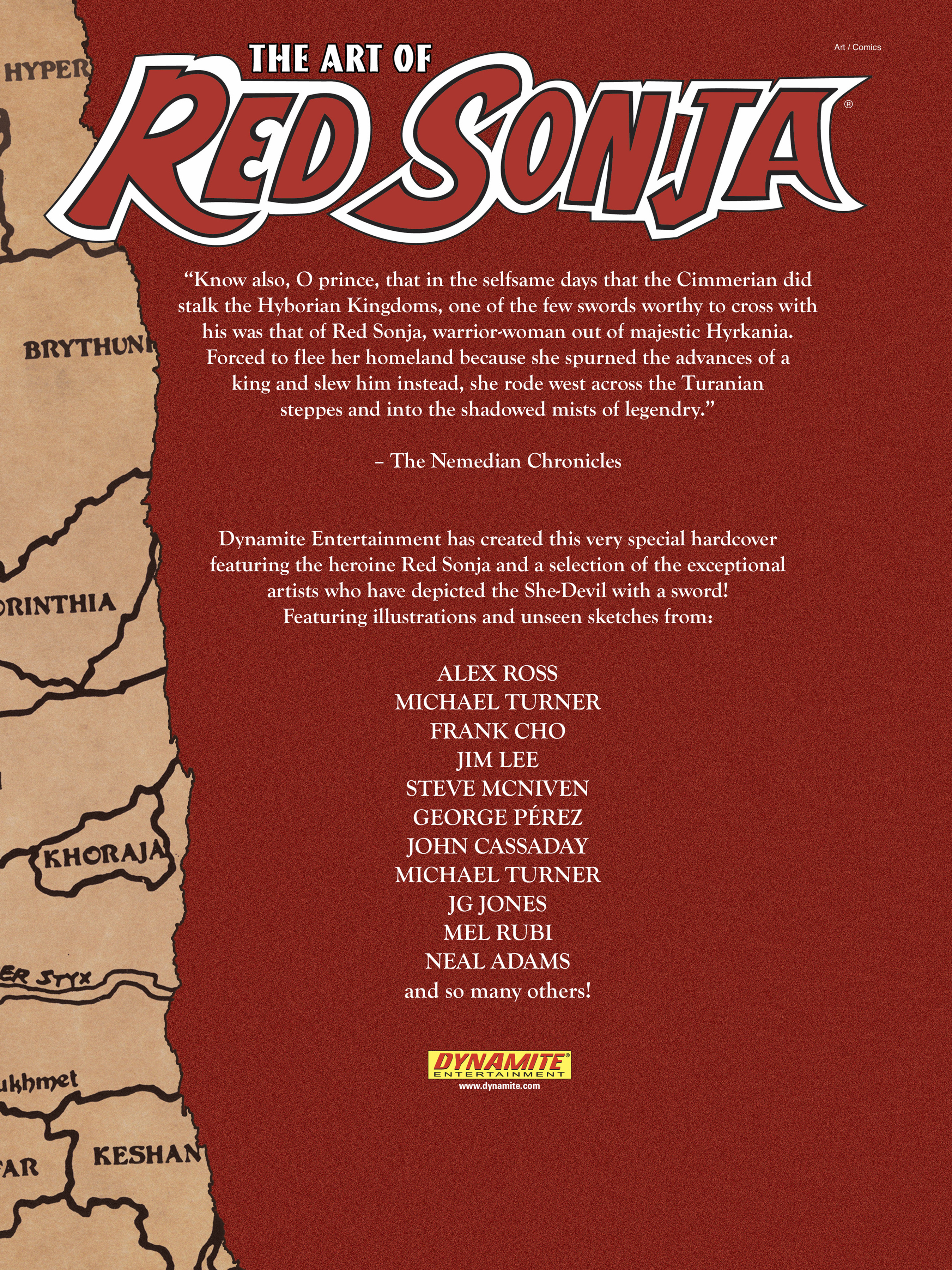 Read online The Art of Red Sonja comic -  Issue # TPB 1 (Part 2) - 109