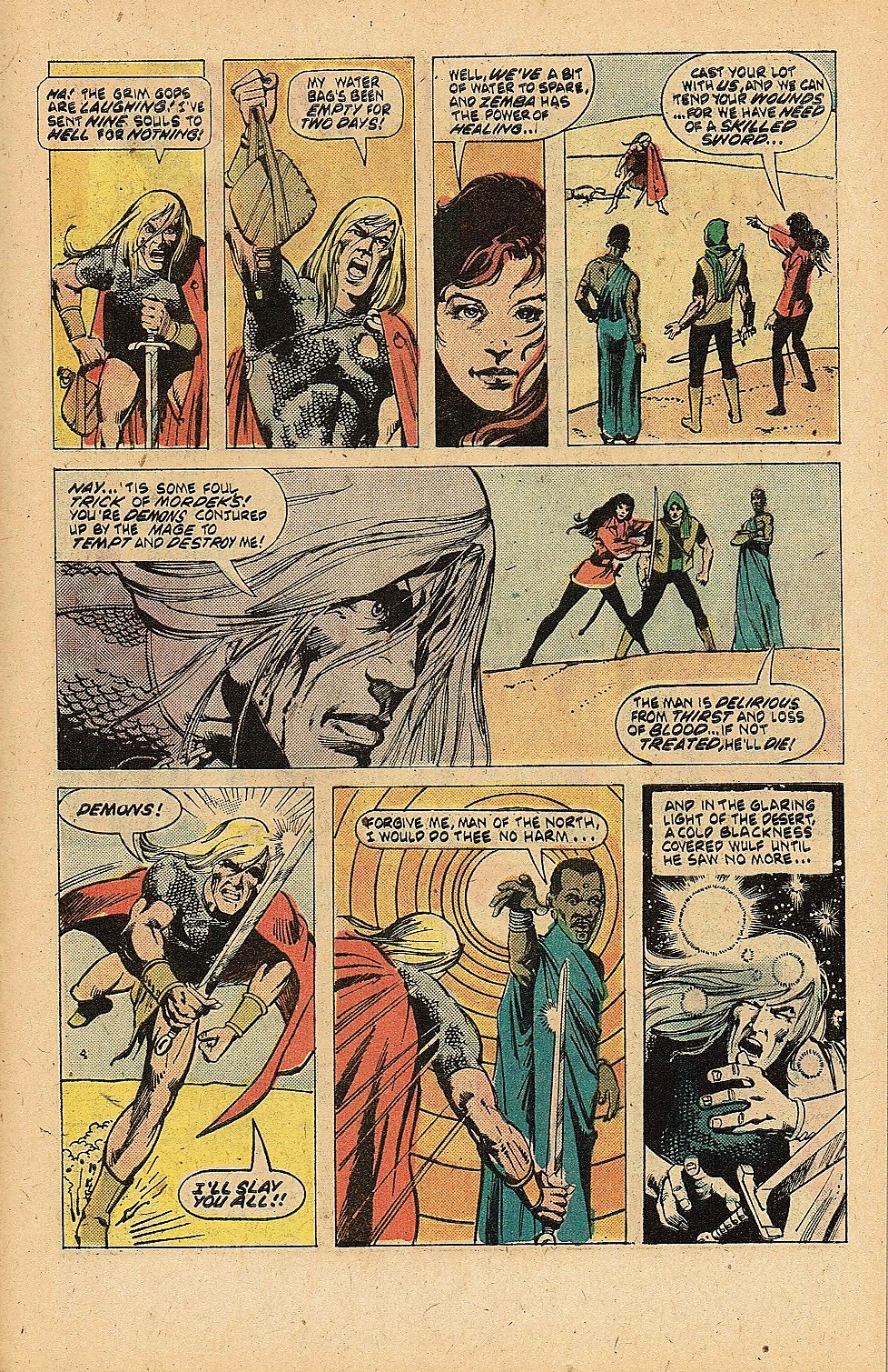 Read online Wulf the Barbarian comic -  Issue #2 - 9