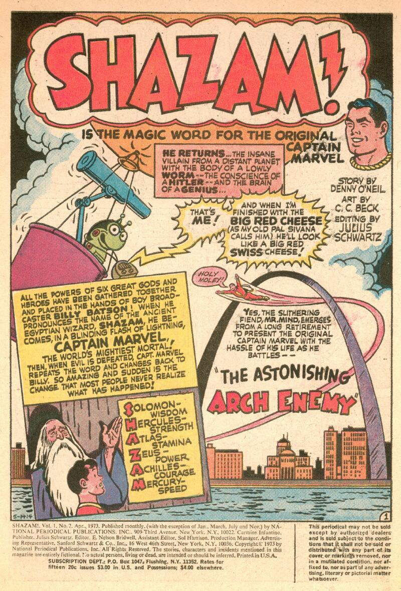Read online Shazam! (1973) comic -  Issue #2 - 2