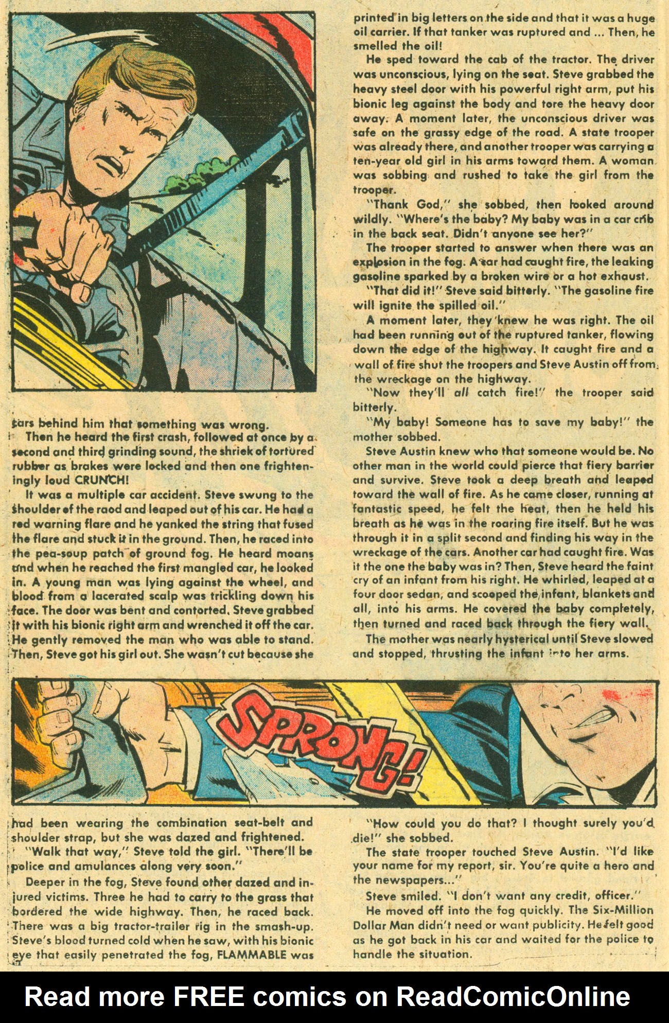 Read online The Six Million Dollar Man [comic] comic -  Issue #6 - 32