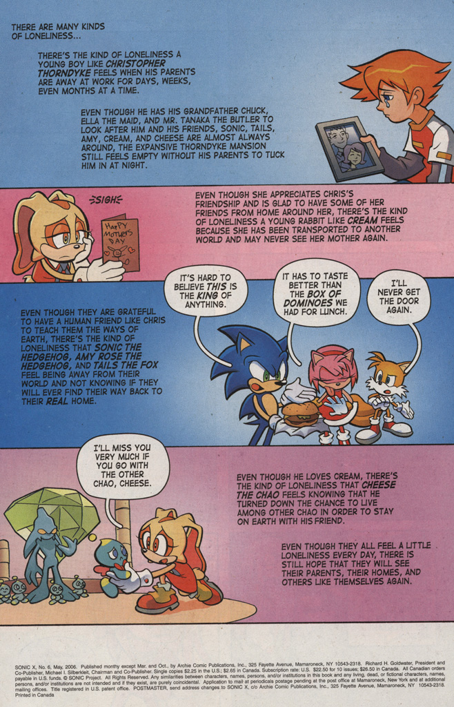Read online Sonic X comic -  Issue #6 - 3
