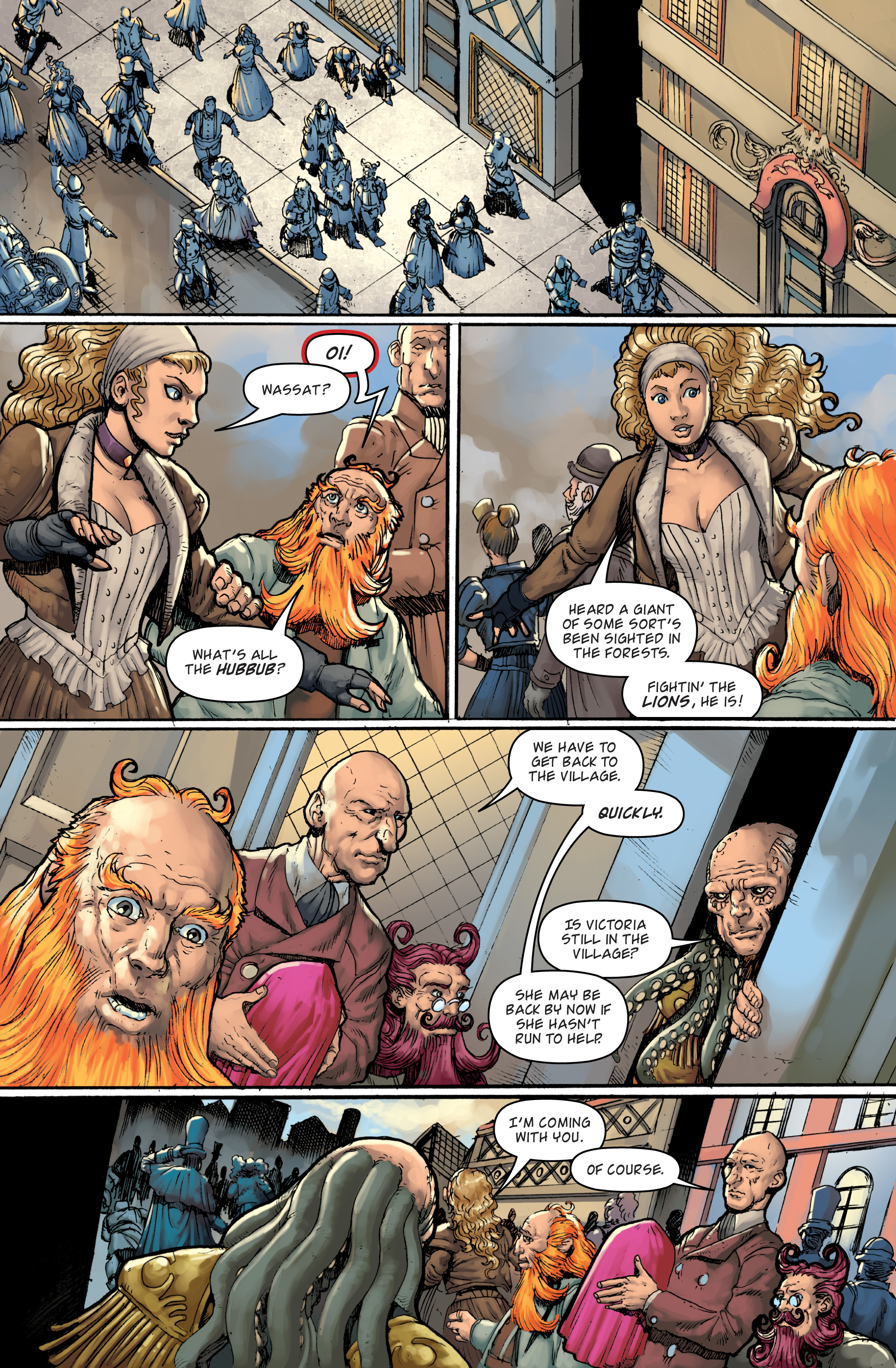 Read online The Steam Engines of Oz: The Geared Leviathan comic -  Issue #3 - 3