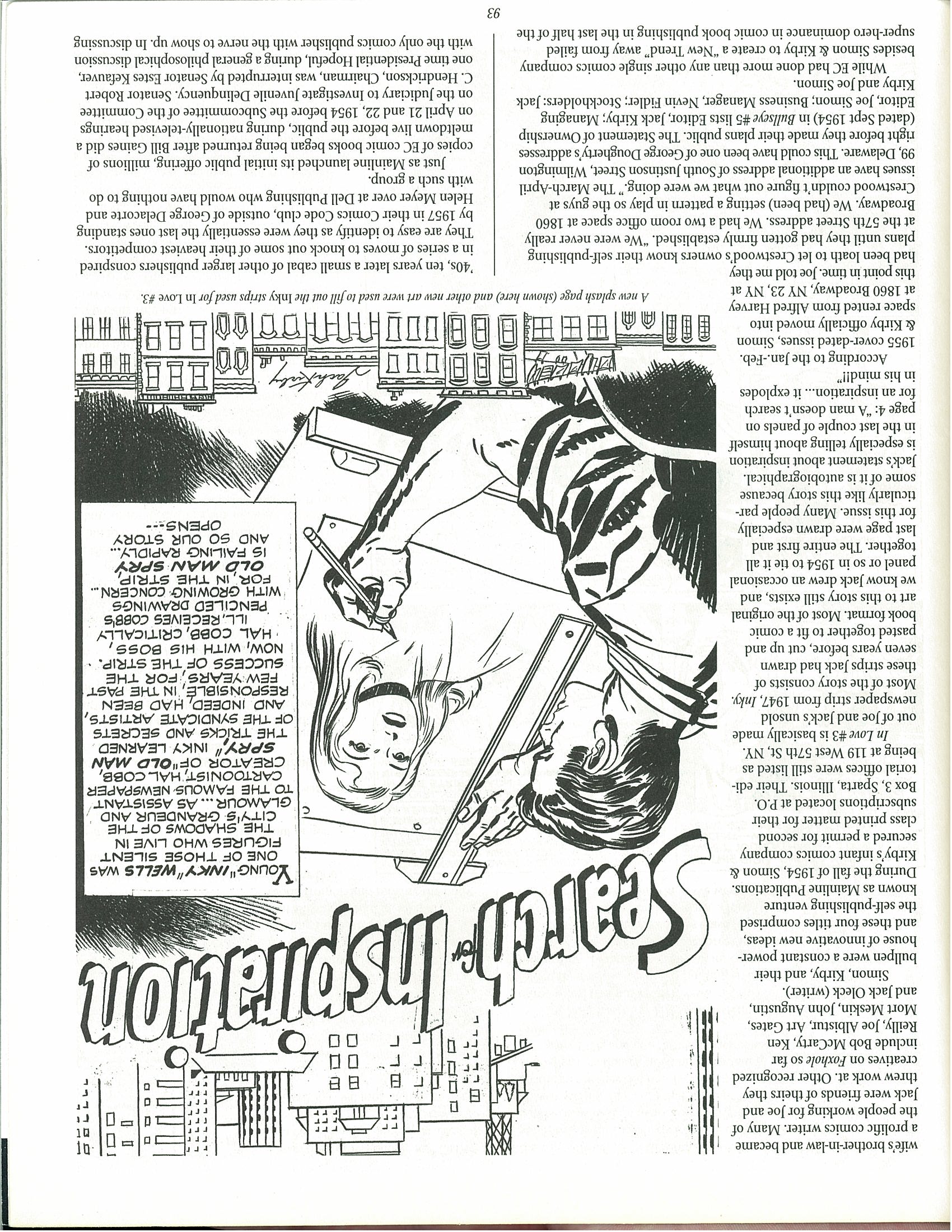 Read online The Jack Kirby Collector comic -  Issue #25 - 92