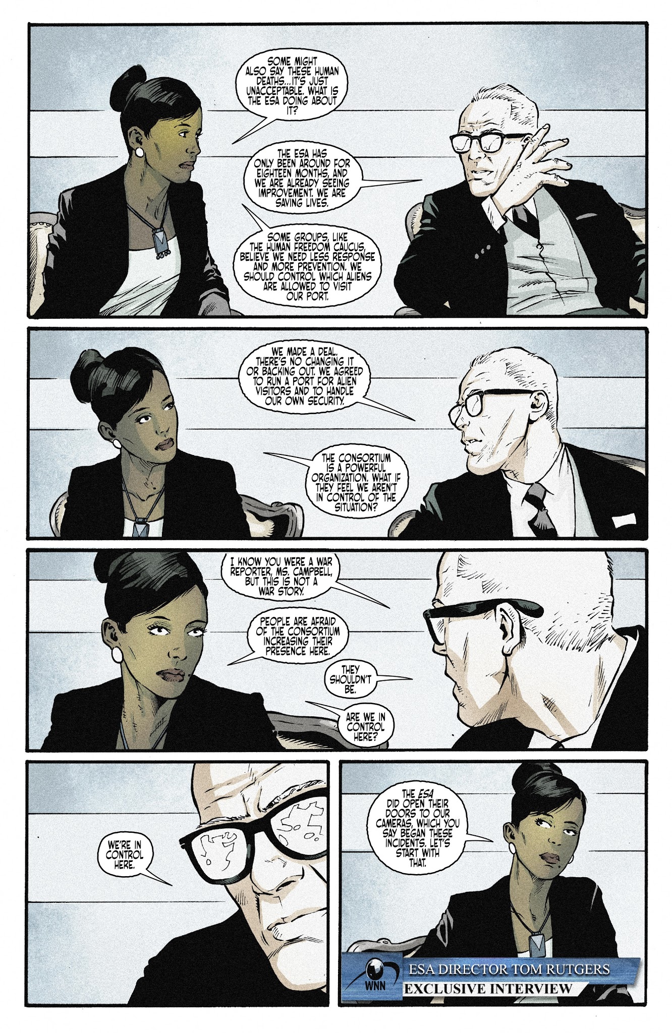 Read online Port of Earth comic -  Issue #1 - 13