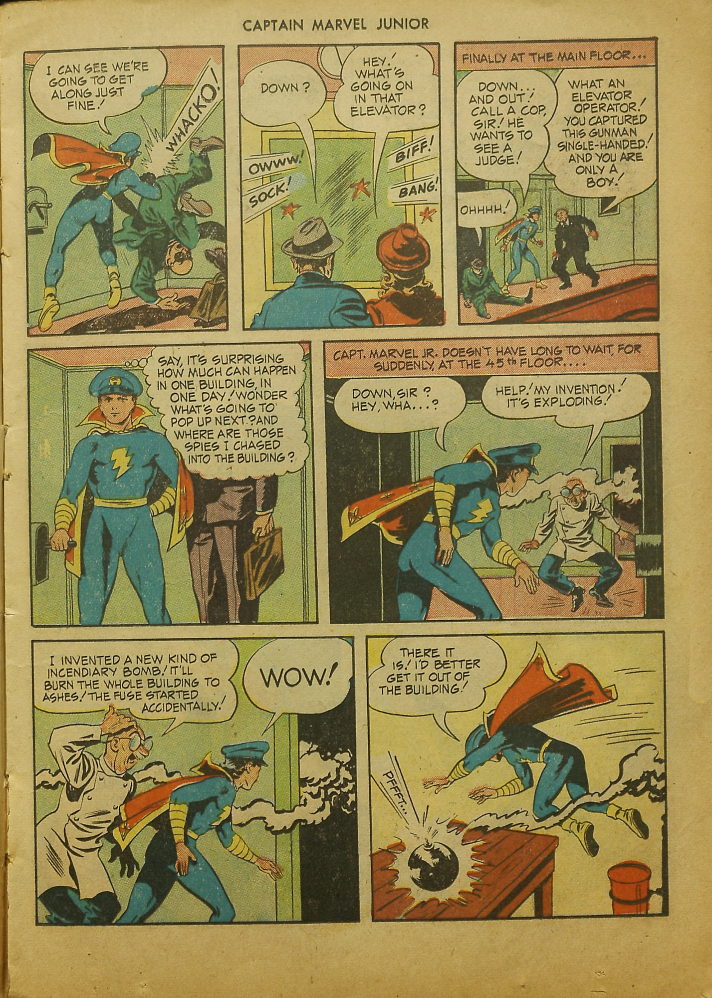 Read online Captain Marvel, Jr. comic -  Issue #19 - 19