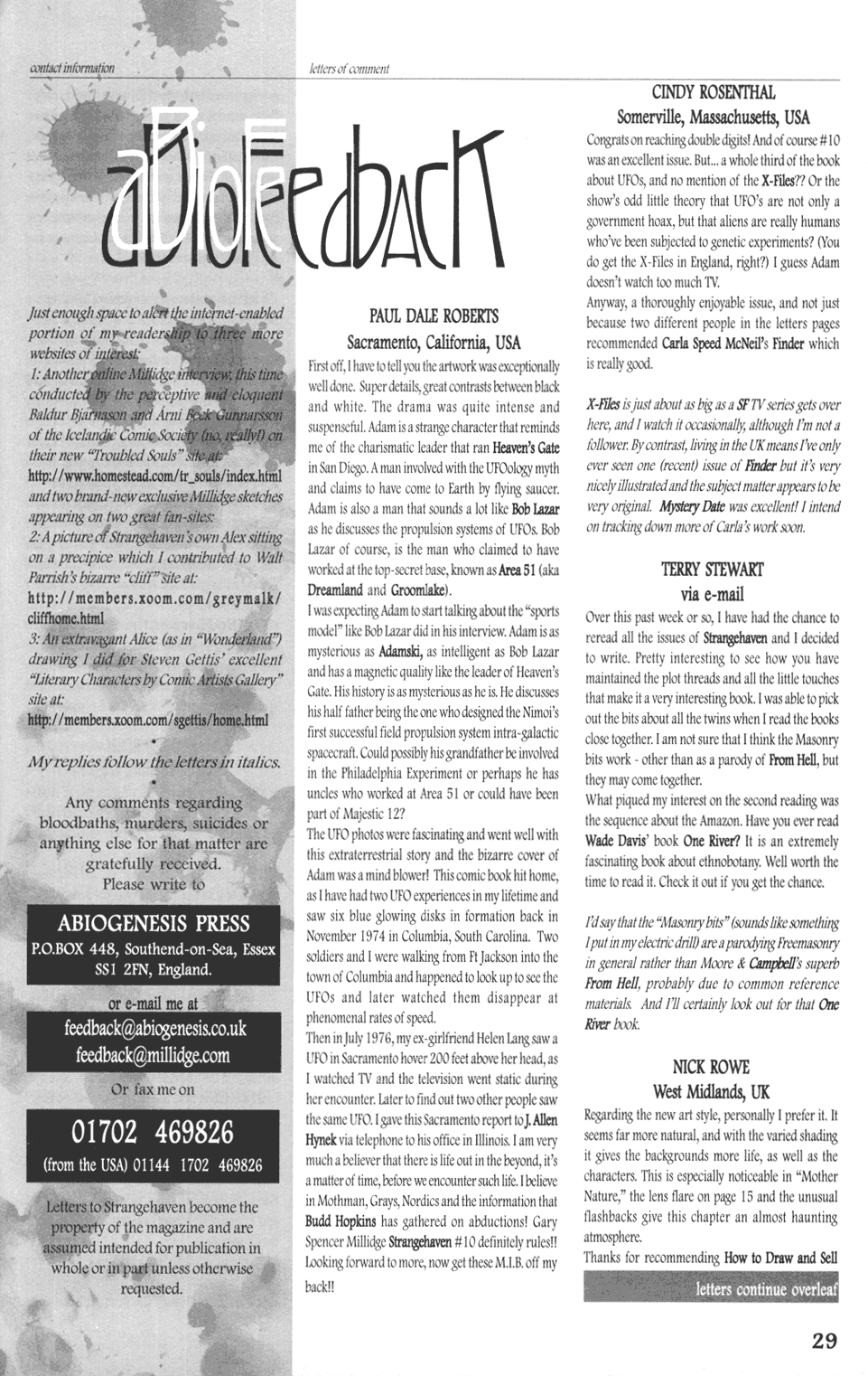 Read online Strangehaven comic -  Issue #12 - 29