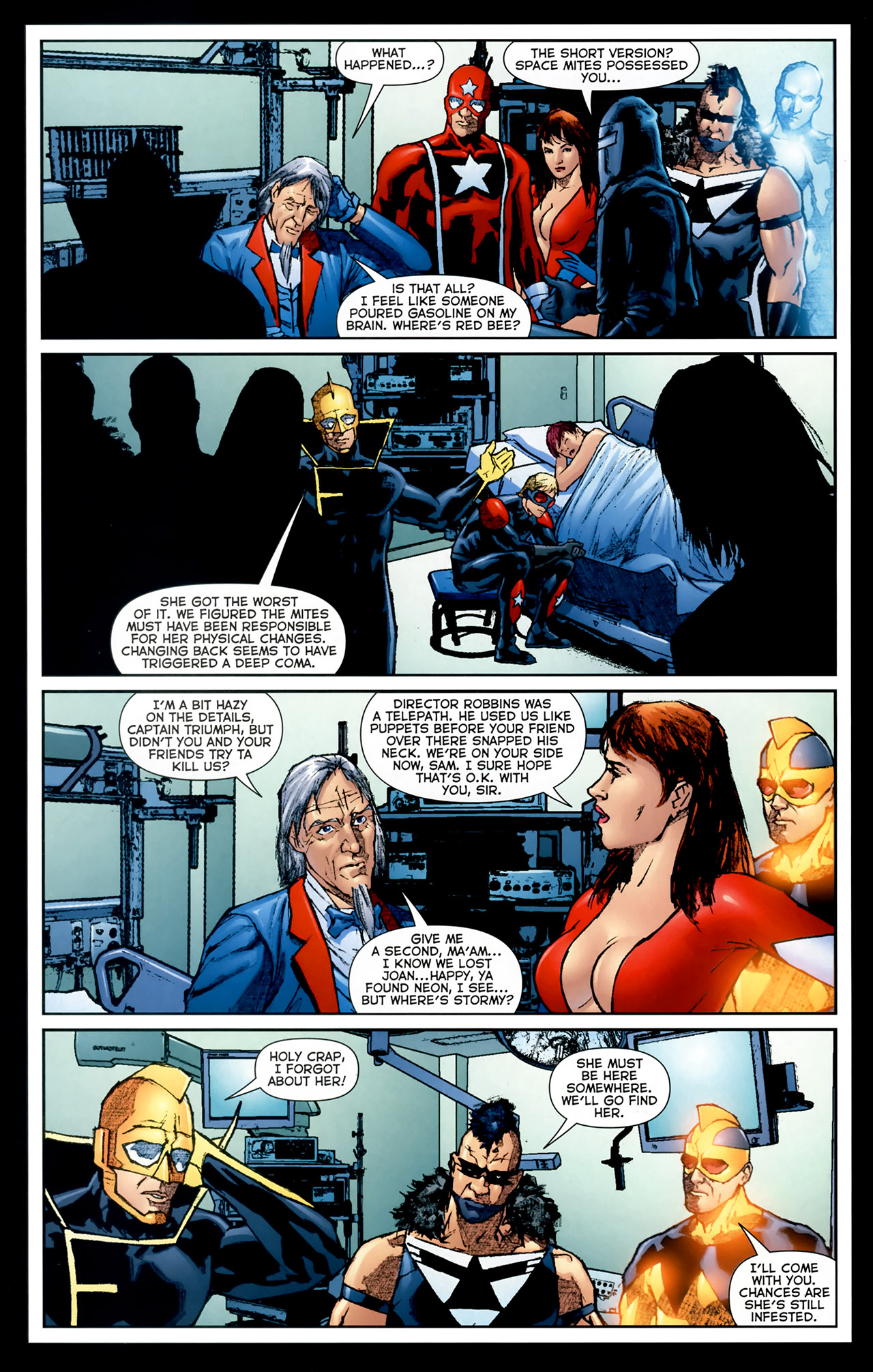 Read online Uncle Sam and the Freedom Fighters (2007) comic -  Issue #7 - 12