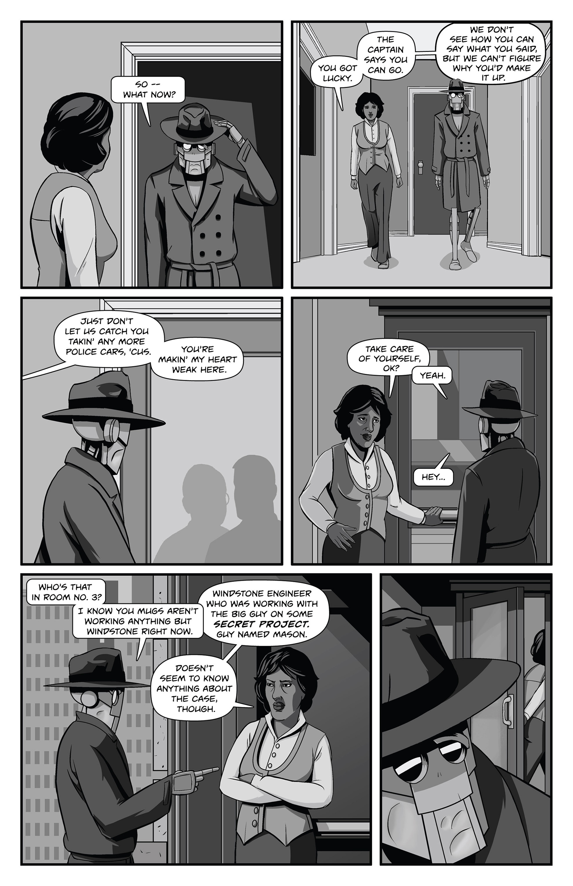 Read online Copernicus Jones: Robot Detective comic -  Issue #5 - 12