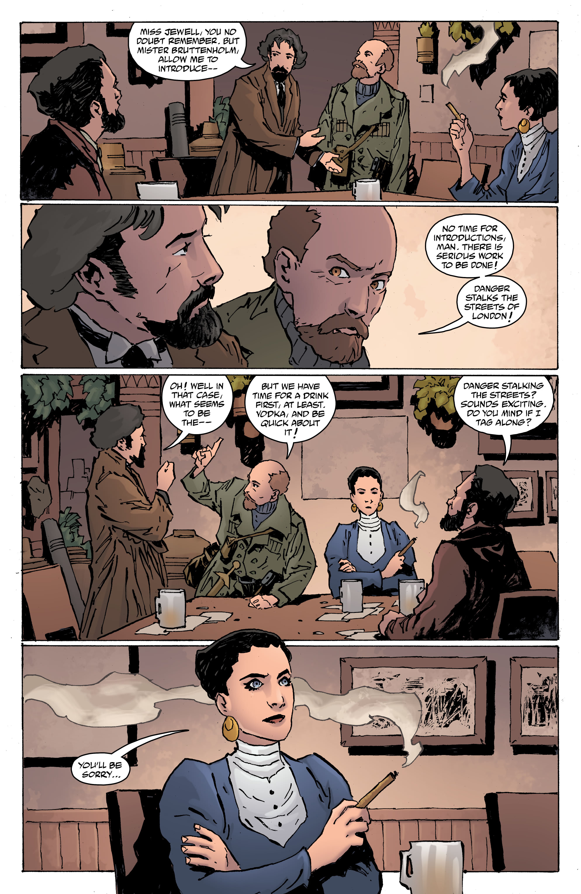 Read online Hellboy: The Silver Lantern Club comic -  Issue #4 - 6