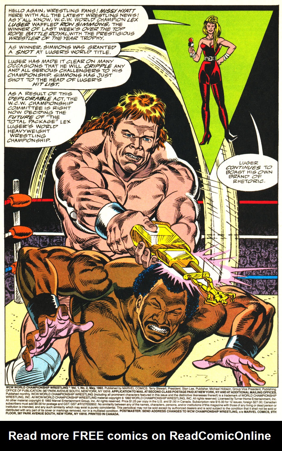 Read online WCW World Championship Wrestling comic -  Issue #2 - 2