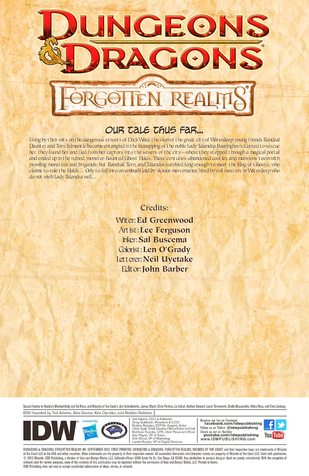 Dungeons & Dragons: Forgotten Realms issue 5 - Page 3
