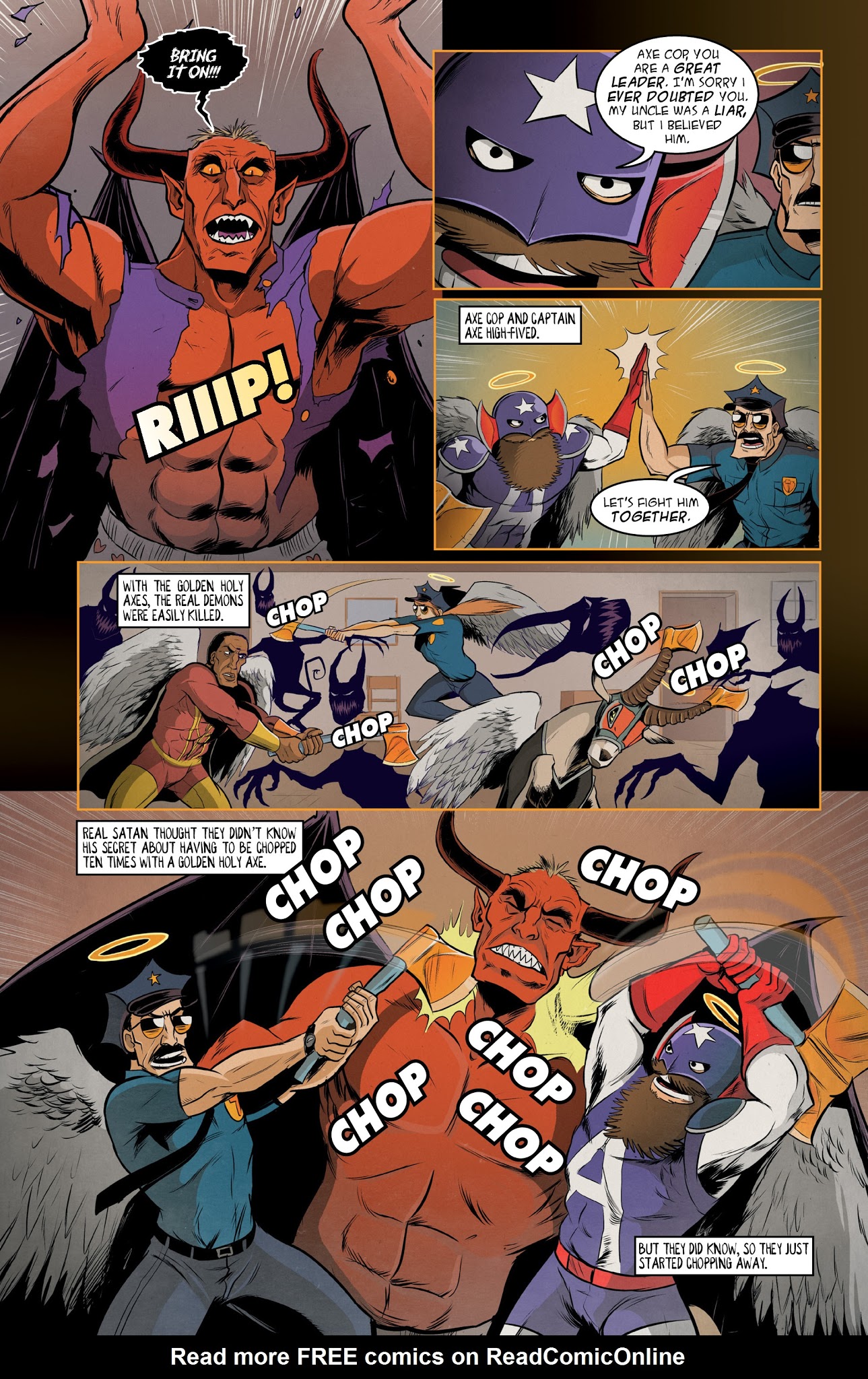 Read online Axe Cop comic -  Issue # TPB 6 - 67