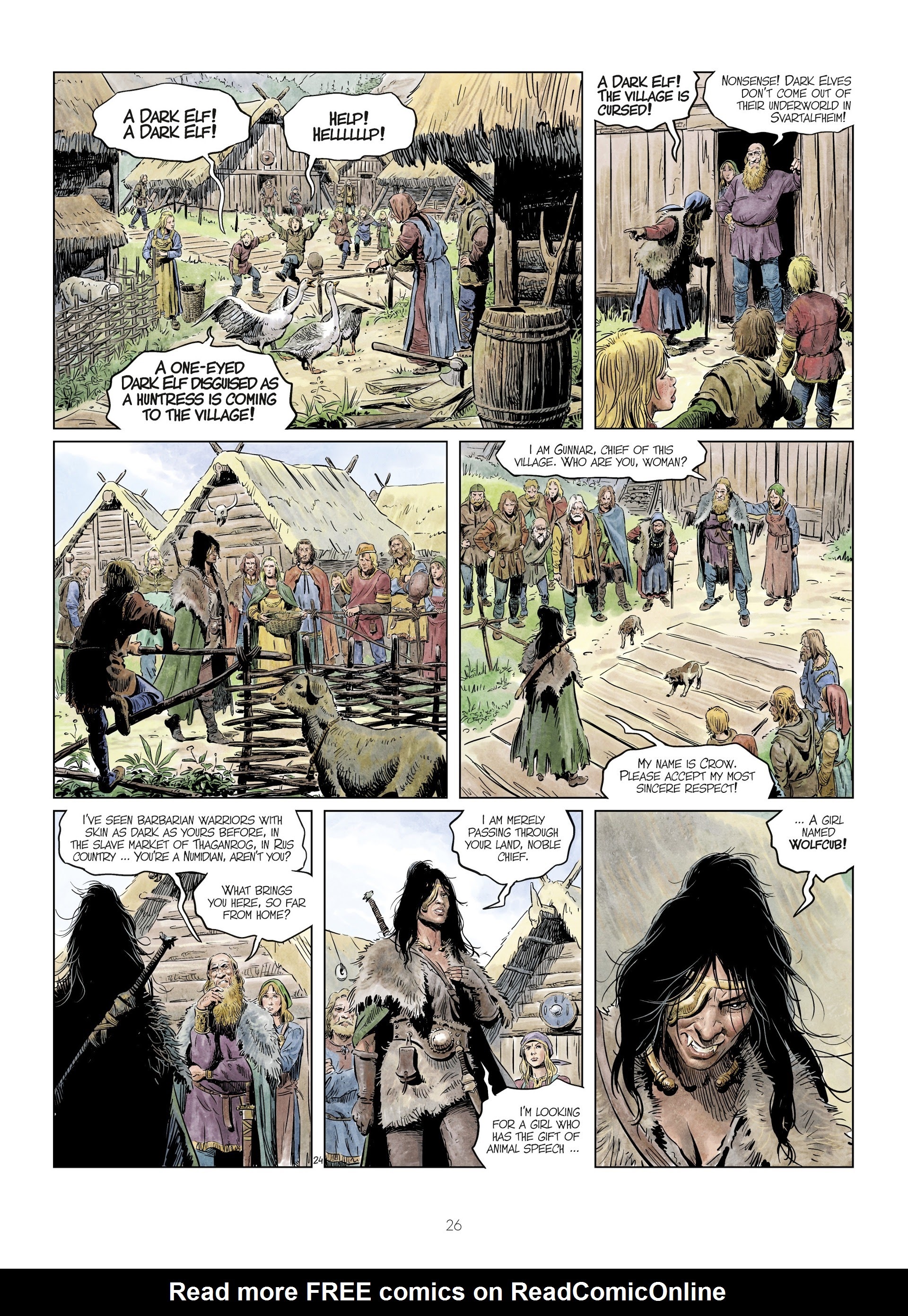 Read online The World of Thorgal: Wolfcub comic -  Issue #4 - 28