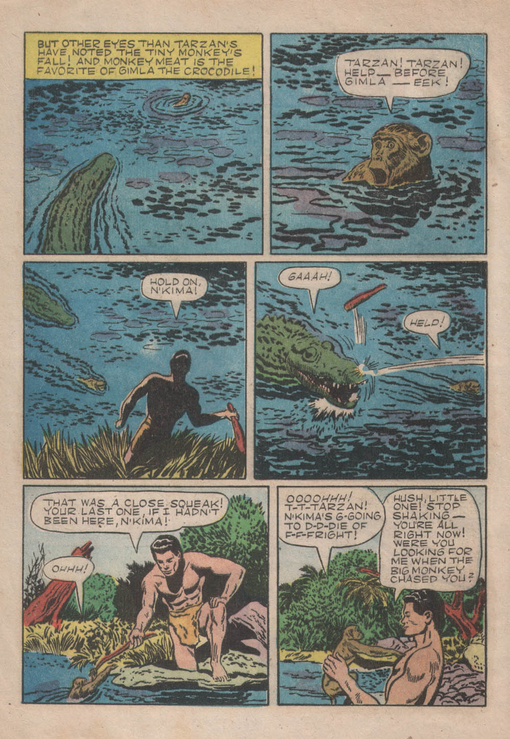 Read online Tarzan (1948) comic -  Issue #35 - 4