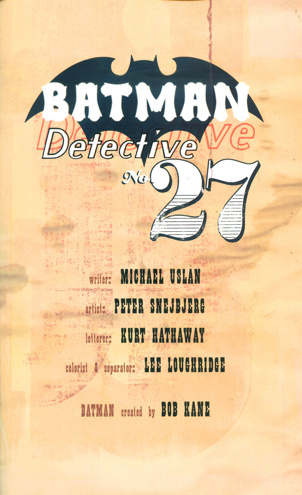 Read online Batman: Detective #27 comic -  Issue #27 TPB - 5