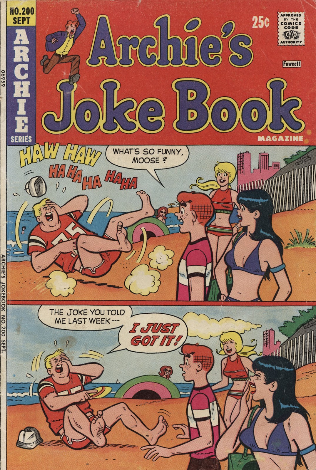 Archie's Joke Book Magazine 200 Page 1