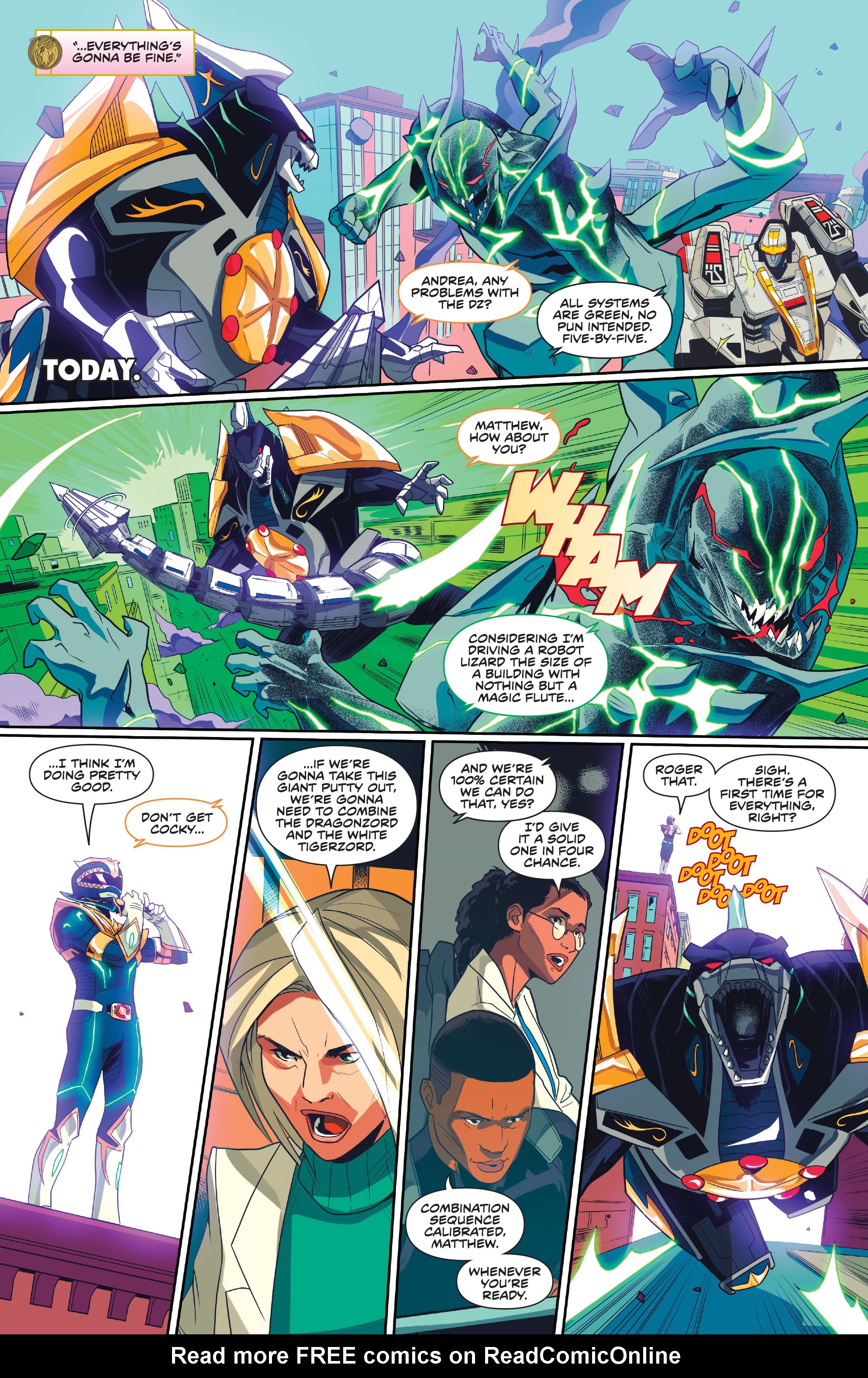 Read online Mighty Morphin comic -  Issue #5 - 19
