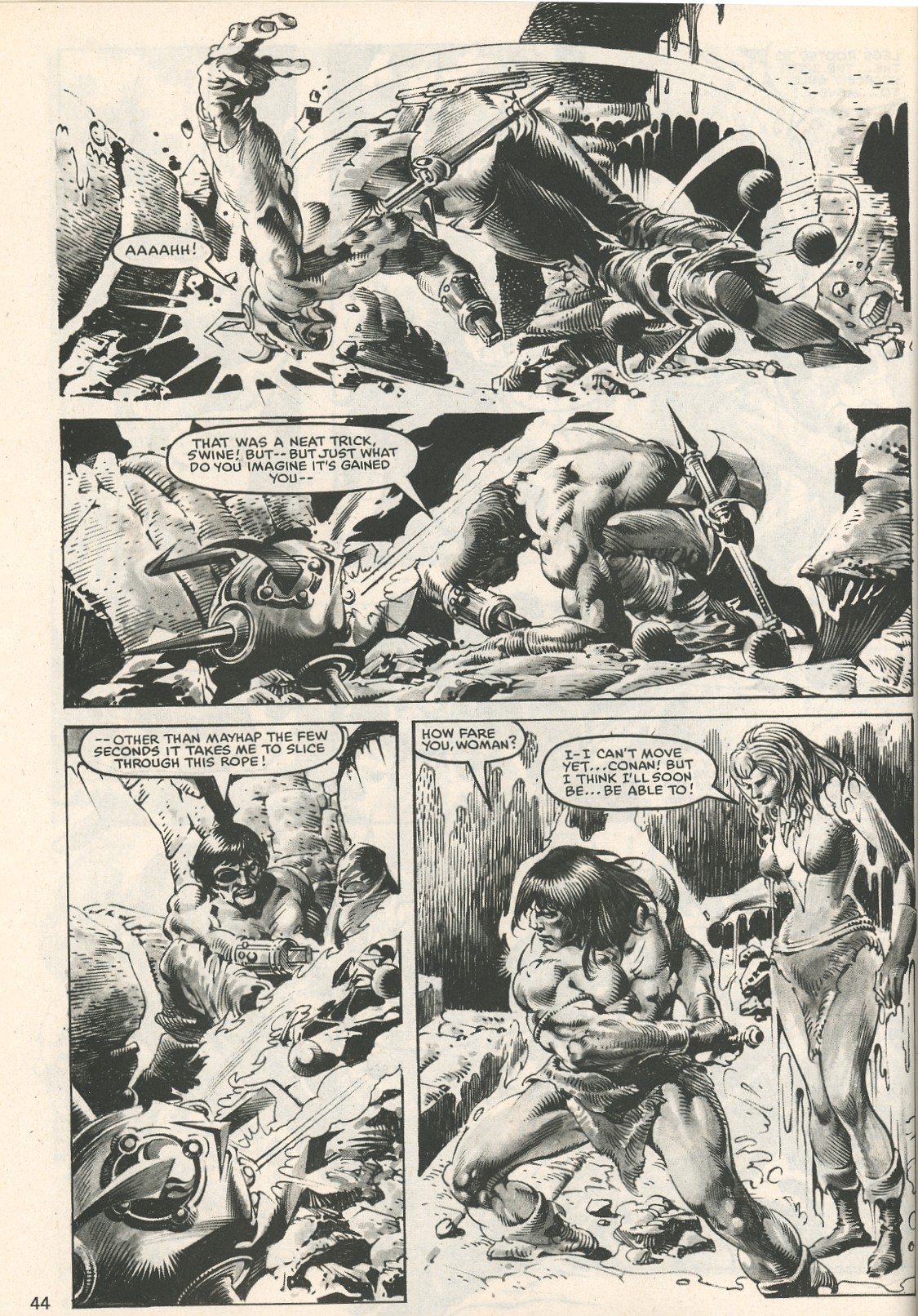 Read online The Savage Sword Of Conan comic -  Issue #107 - 44