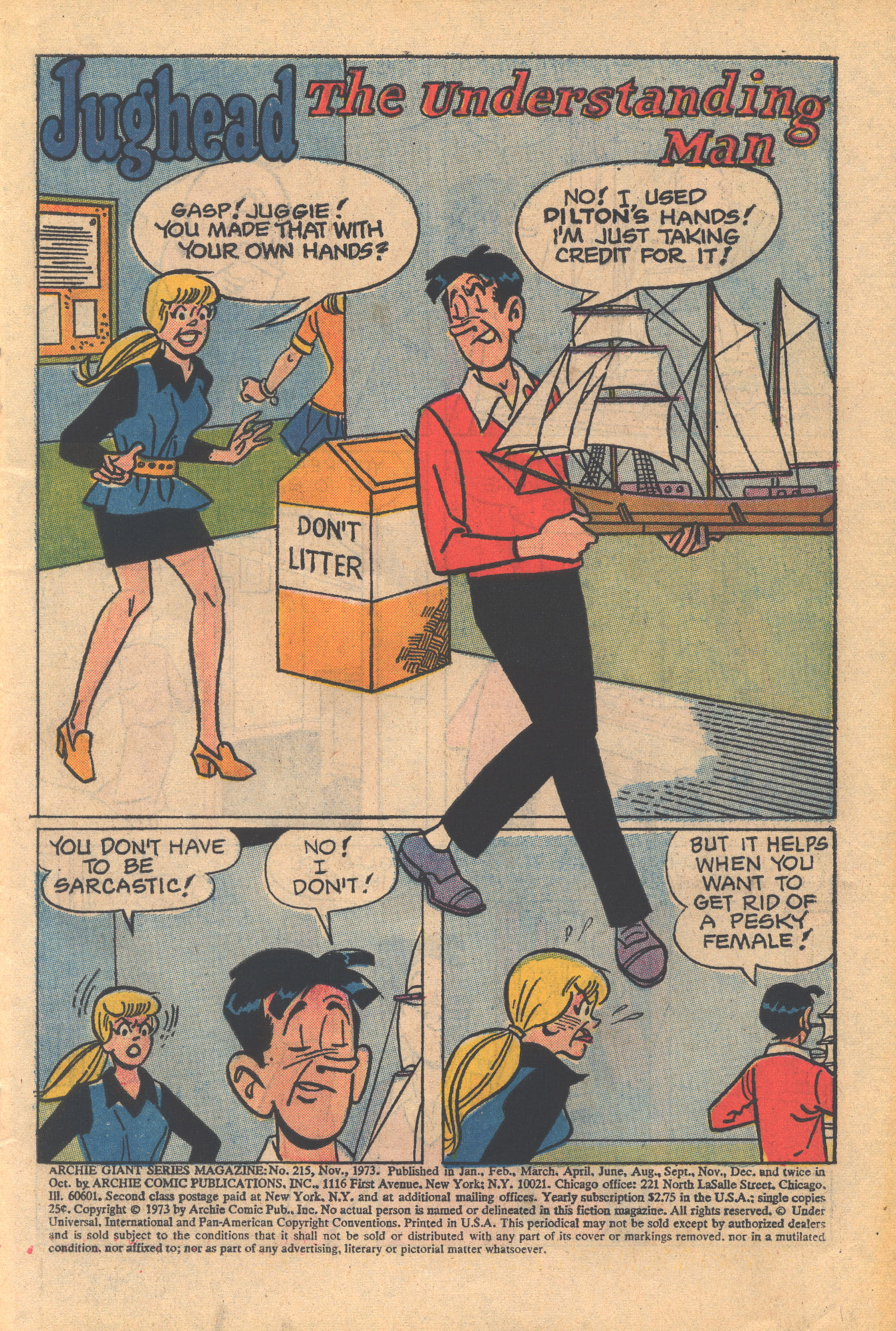 Read online Archie Giant Series Magazine comic -  Issue #215 - 3