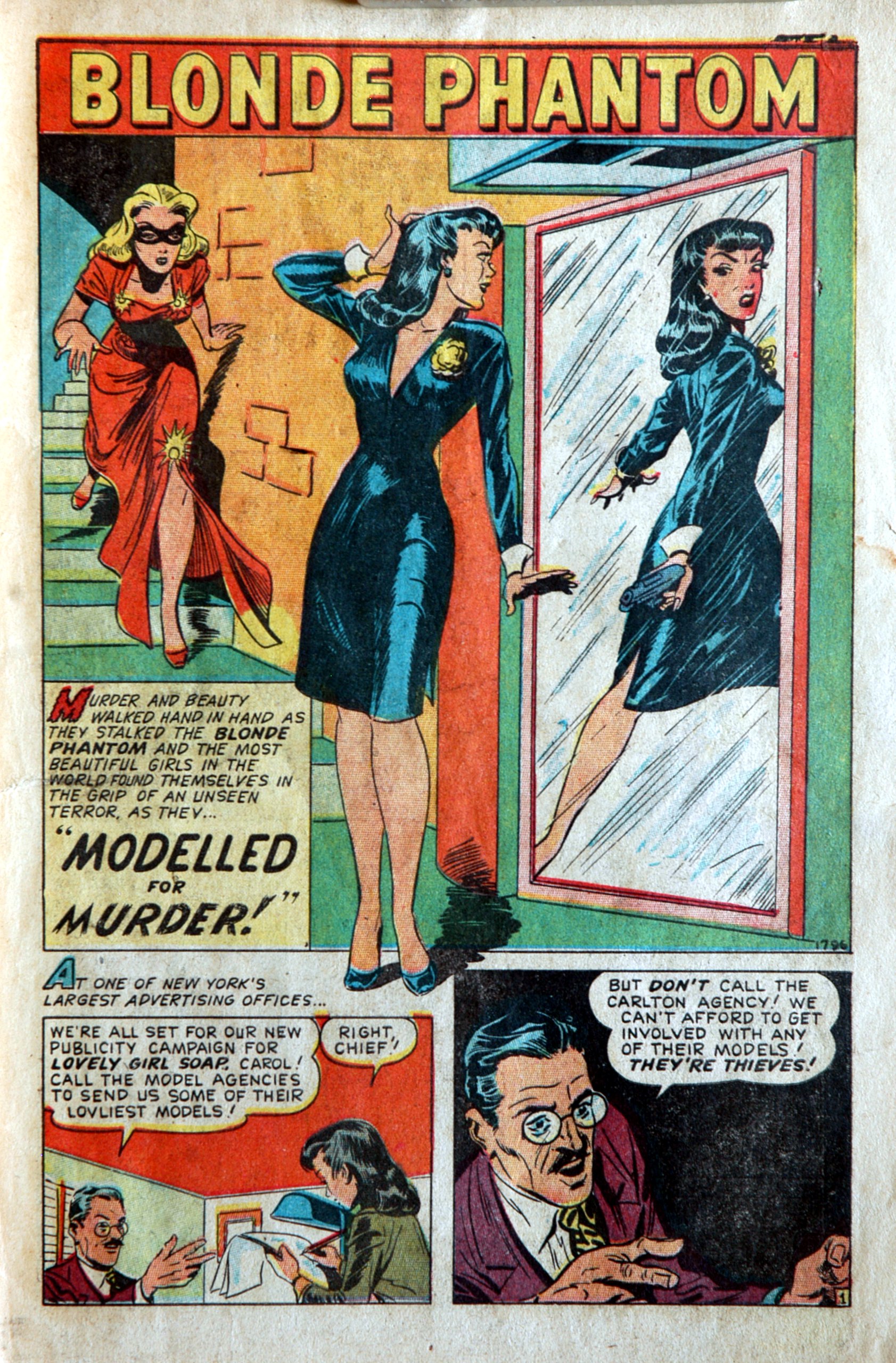 Read online Blonde Phantom Comics comic -  Issue #16 - 3