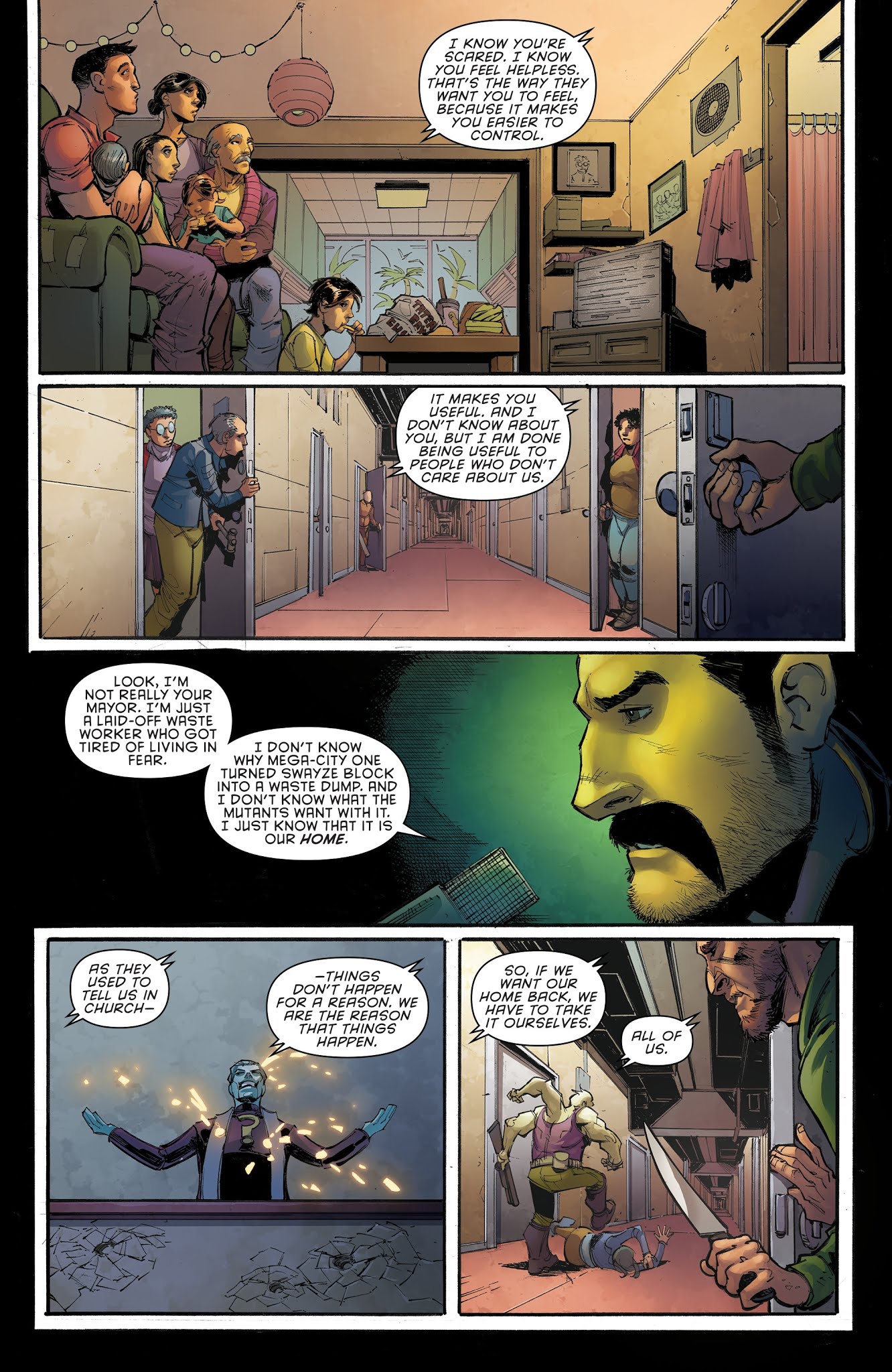 Read online Judge Dredd: Under Siege comic -  Issue #4 - 14