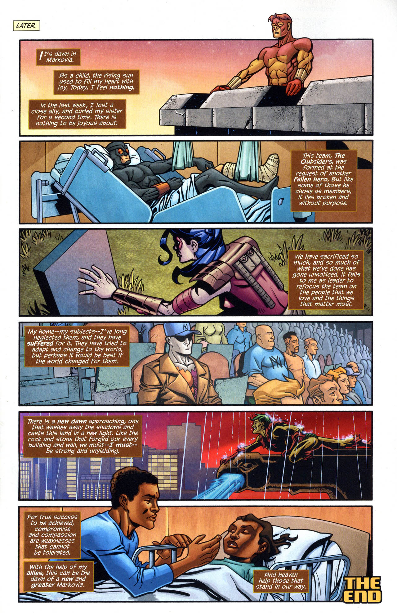 Read online The Outsiders (2009) comic -  Issue #25 - 29