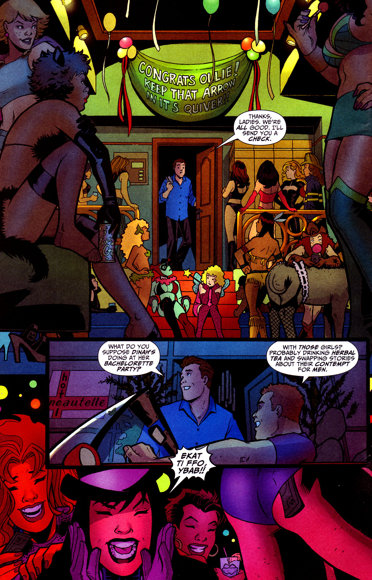 Read online Green Arrow/Black Canary Wedding Special comic -  Issue # Full - 17