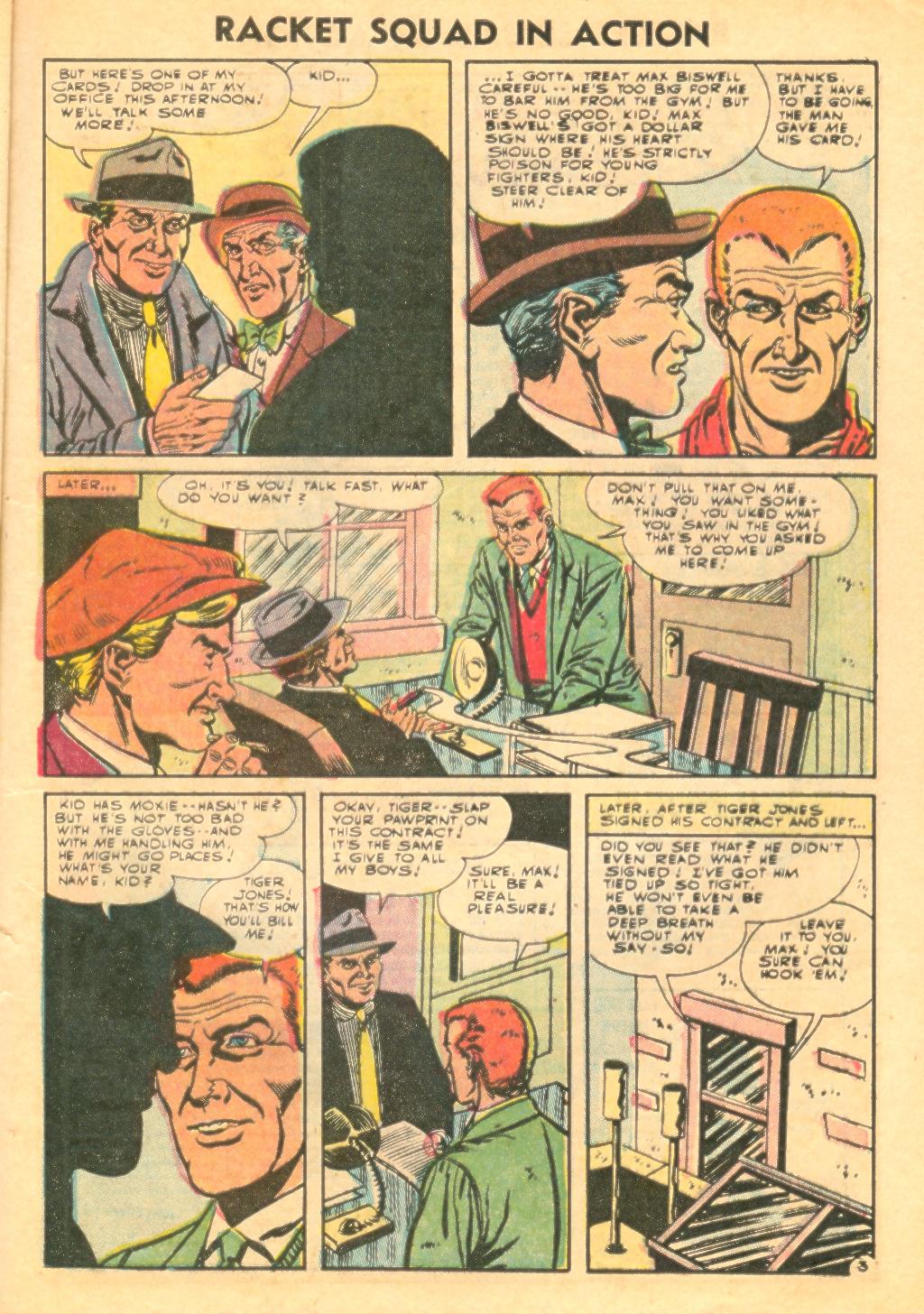 Read online Racket Squad in Action comic -  Issue #19 - 5