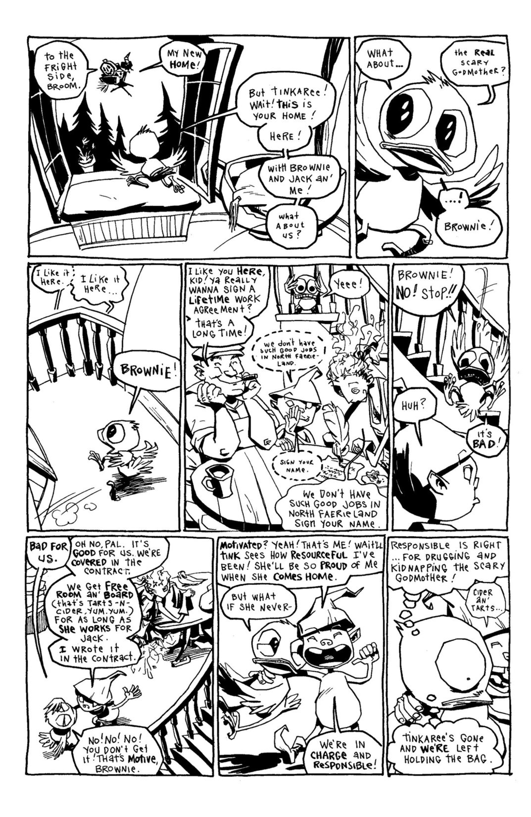 Read online Scary Godmother Comic Book Stories comic -  Issue # TPB - 208