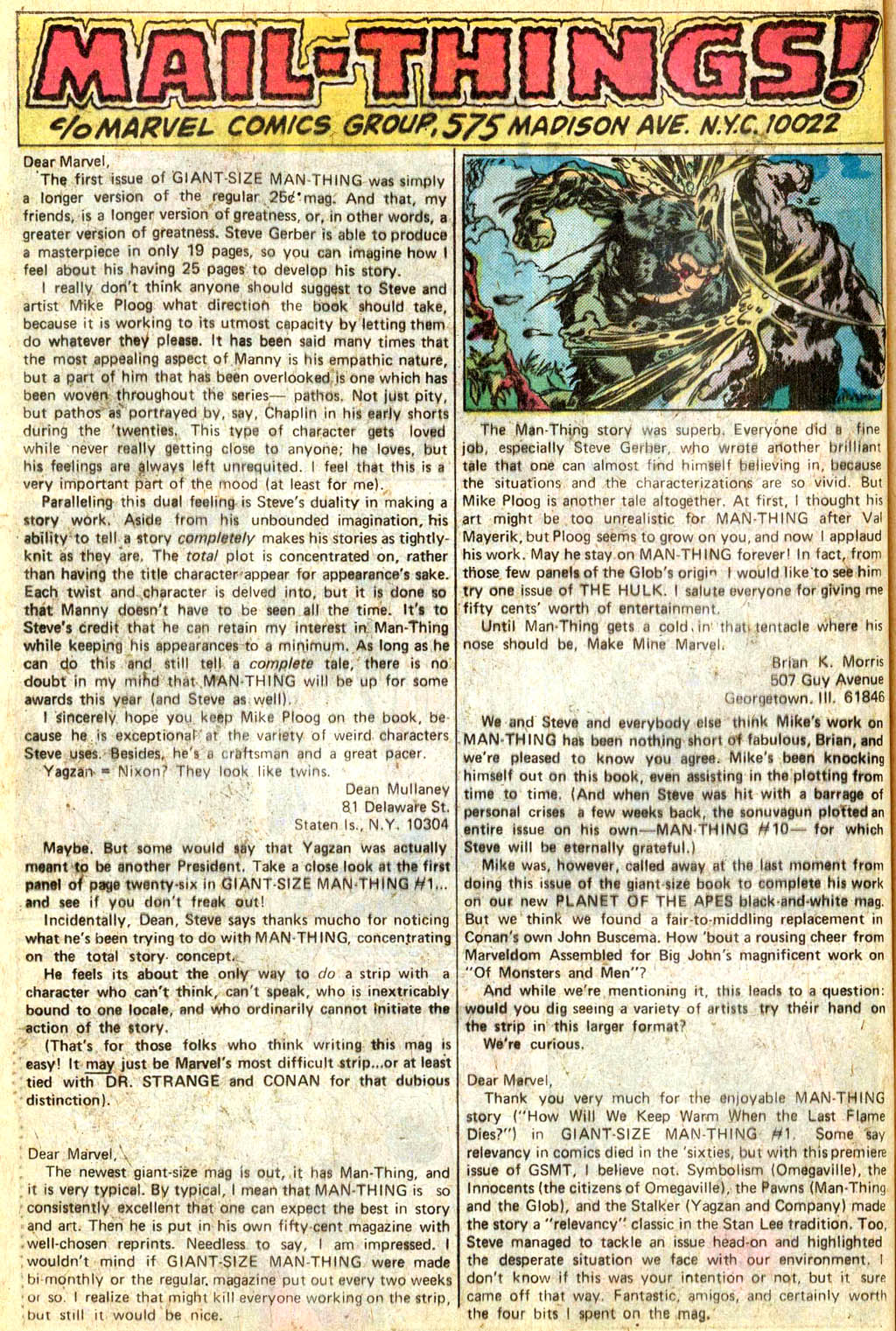 Read online Giant-Size Man-Thing comic -  Issue #2 - 35