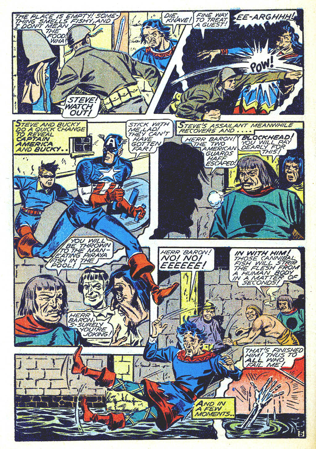 Read online Captain America Comics comic -  Issue #42 - 44