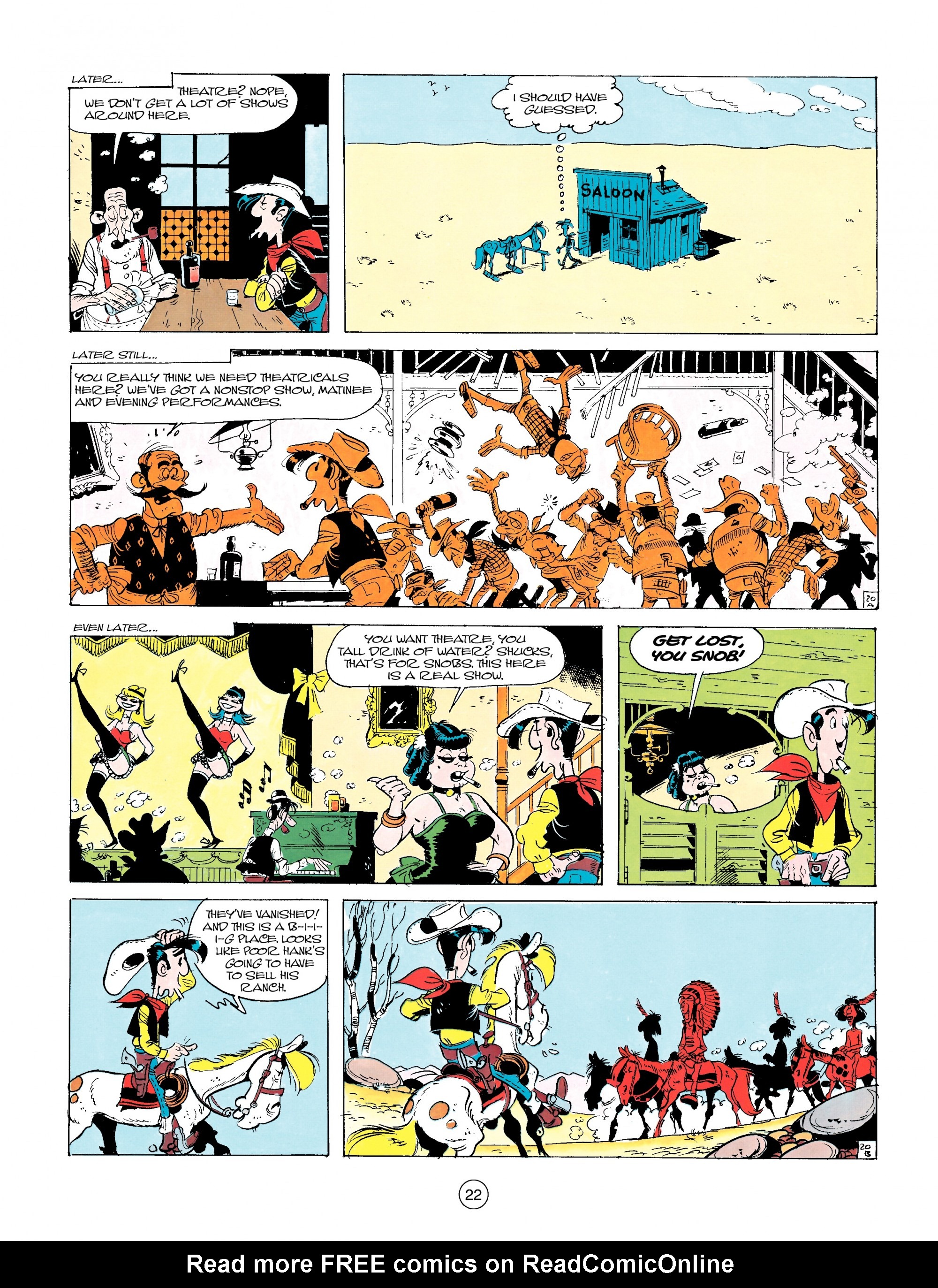 Read online A Lucky Luke Adventure comic -  Issue #14 - 22
