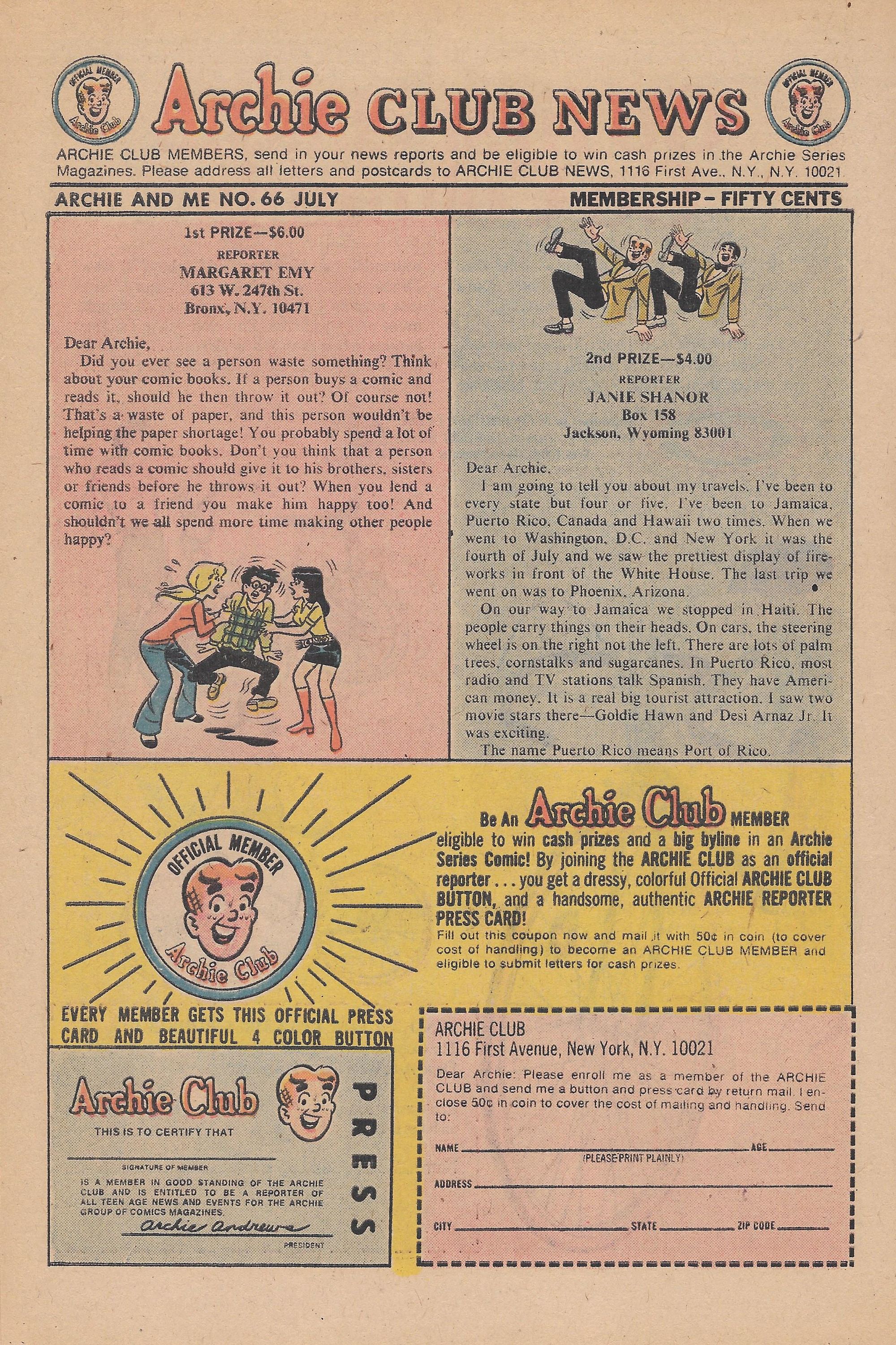 Read online Archie and Me comic -  Issue #66 - 10
