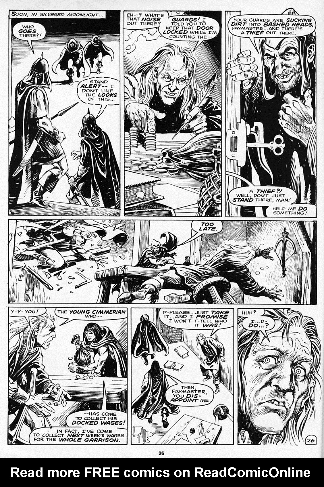 Read online The Savage Sword Of Conan comic -  Issue #180 - 28