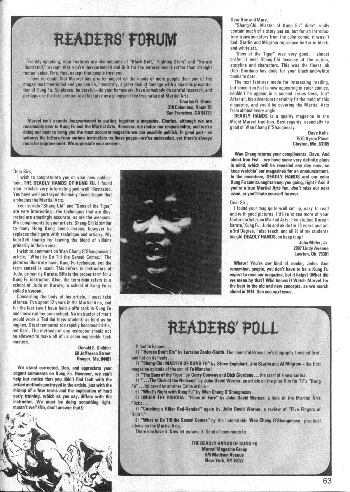 Read online The Deadly Hands of Kung Fu comic -  Issue #3 - 55