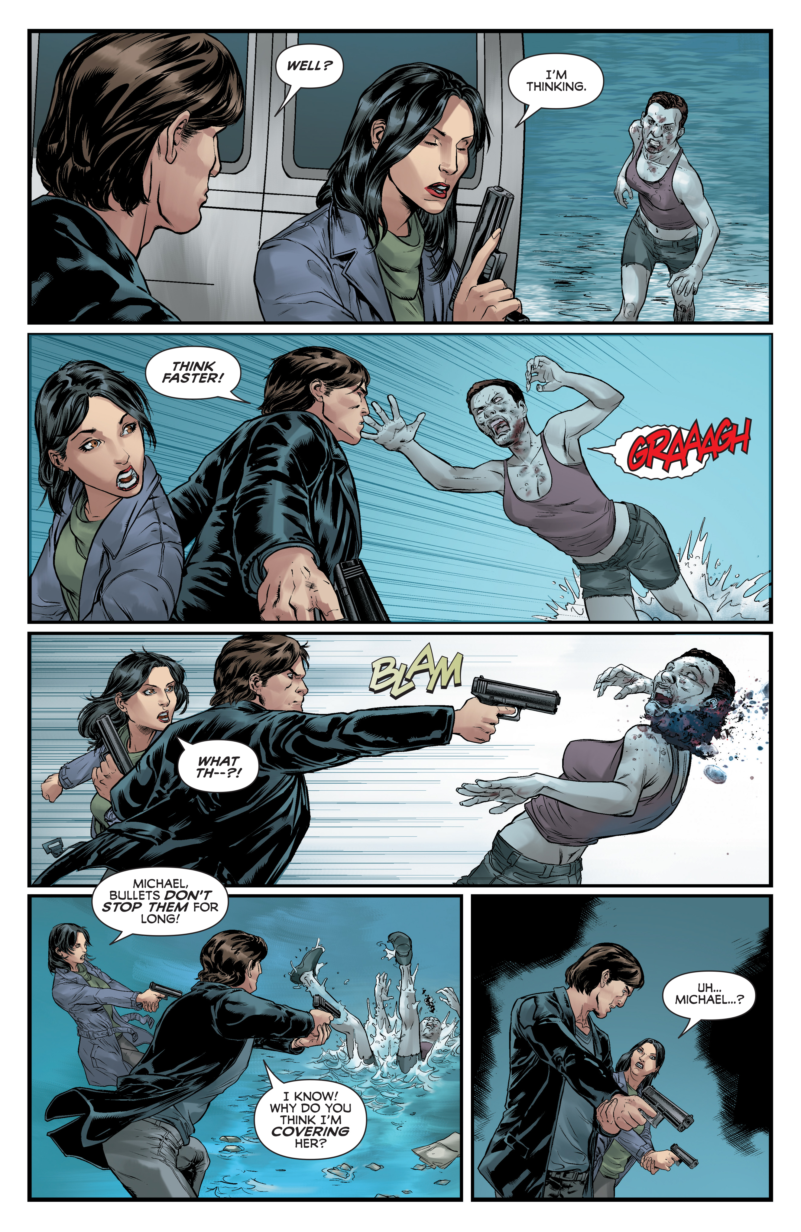 Read online Dean Koontz's Frankenstein: Storm Surge comic -  Issue #5 - 6