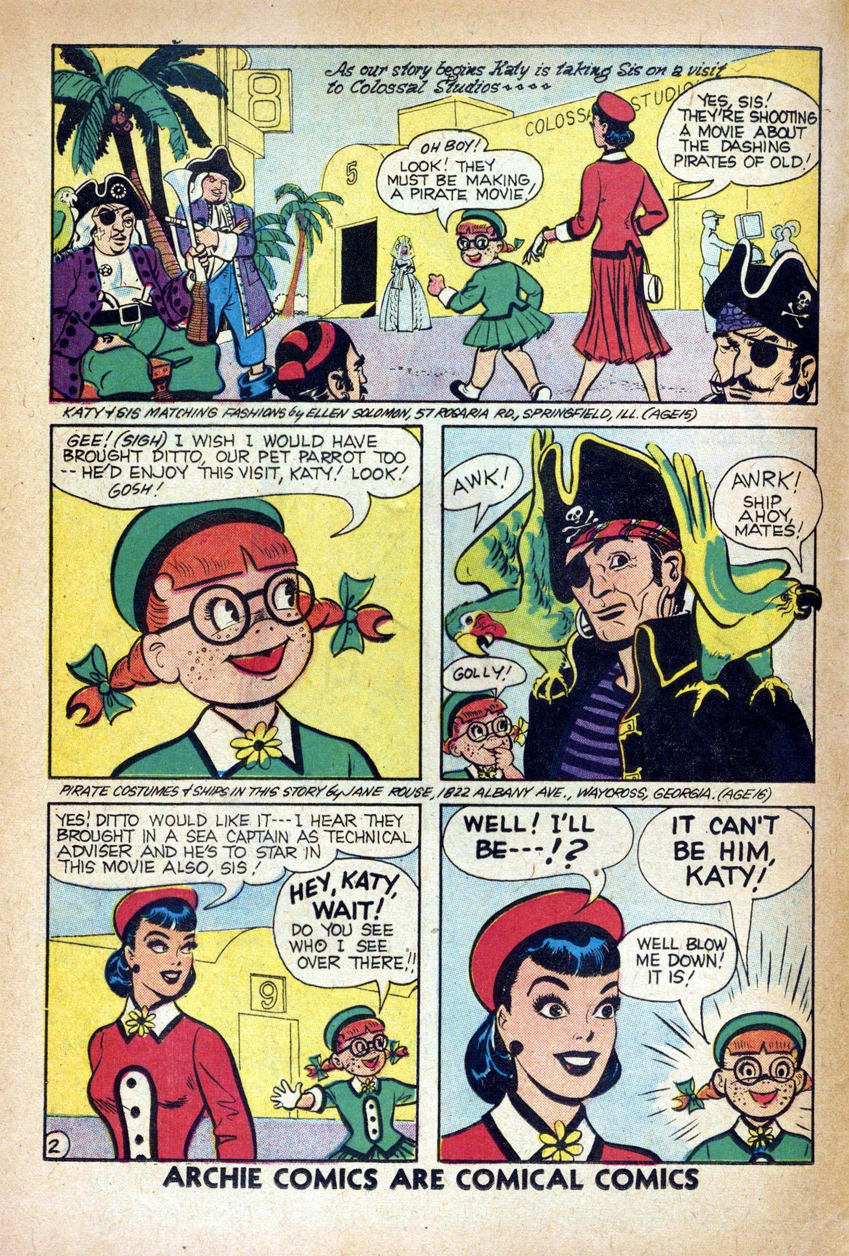 Read online Katy Keene (1949) comic -  Issue #44 - 4