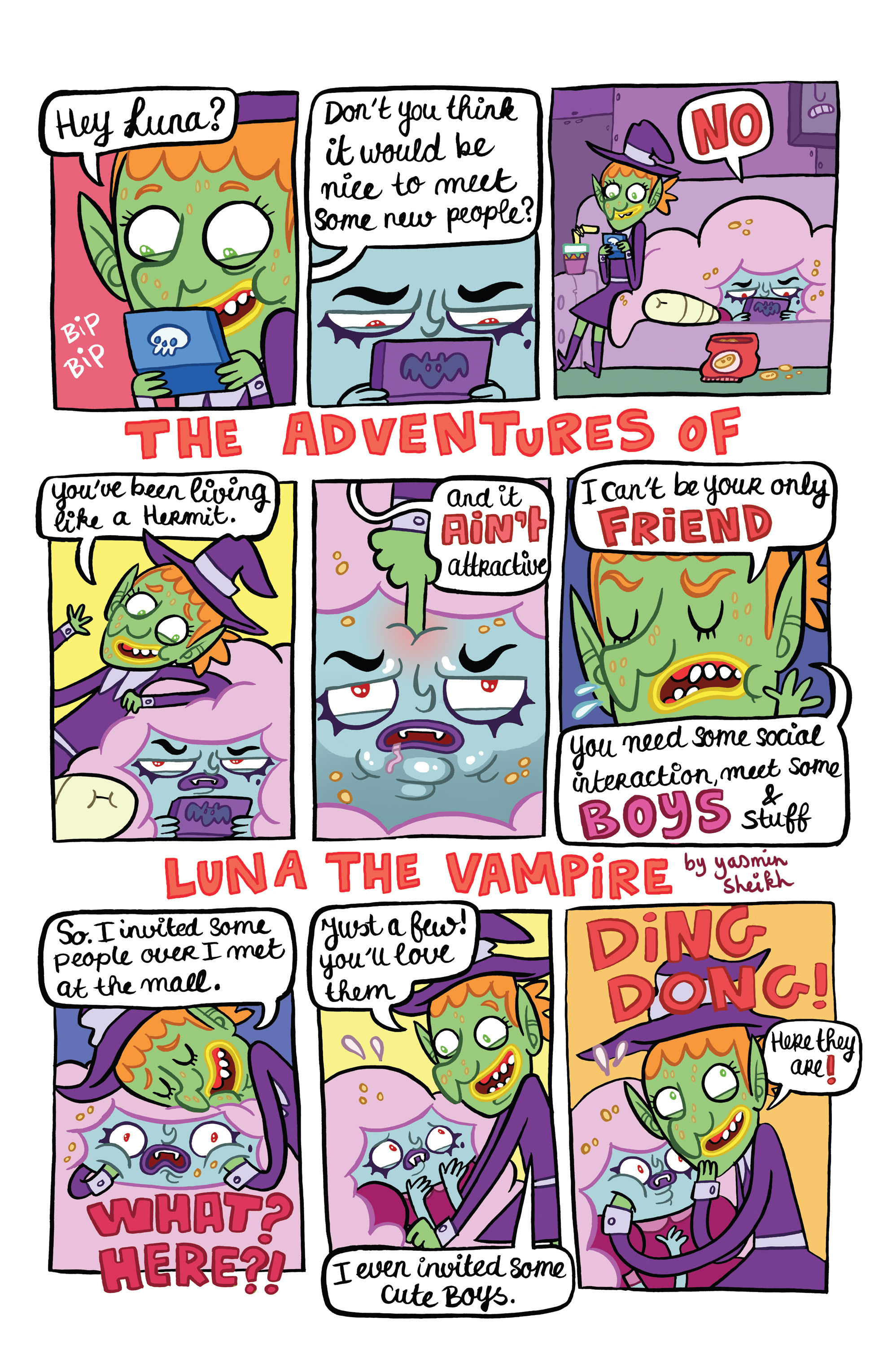 Read online The Adventures of Luna the Vampire comic -  Issue #3 - 16