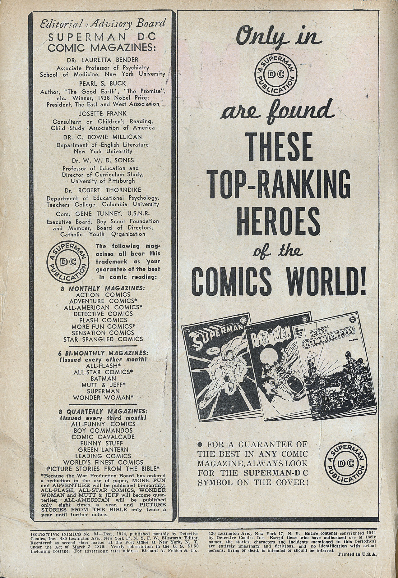 Read online Detective Comics (1937) comic -  Issue #94 - 2