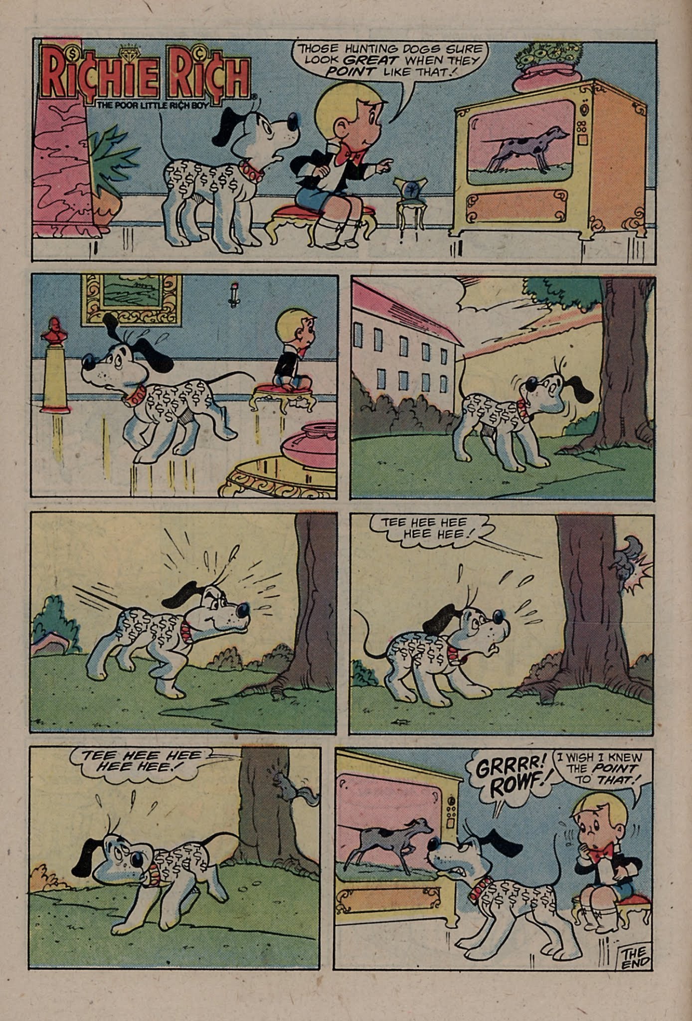Read online Richie Rich & Dollar the Dog comic -  Issue #10 - 10