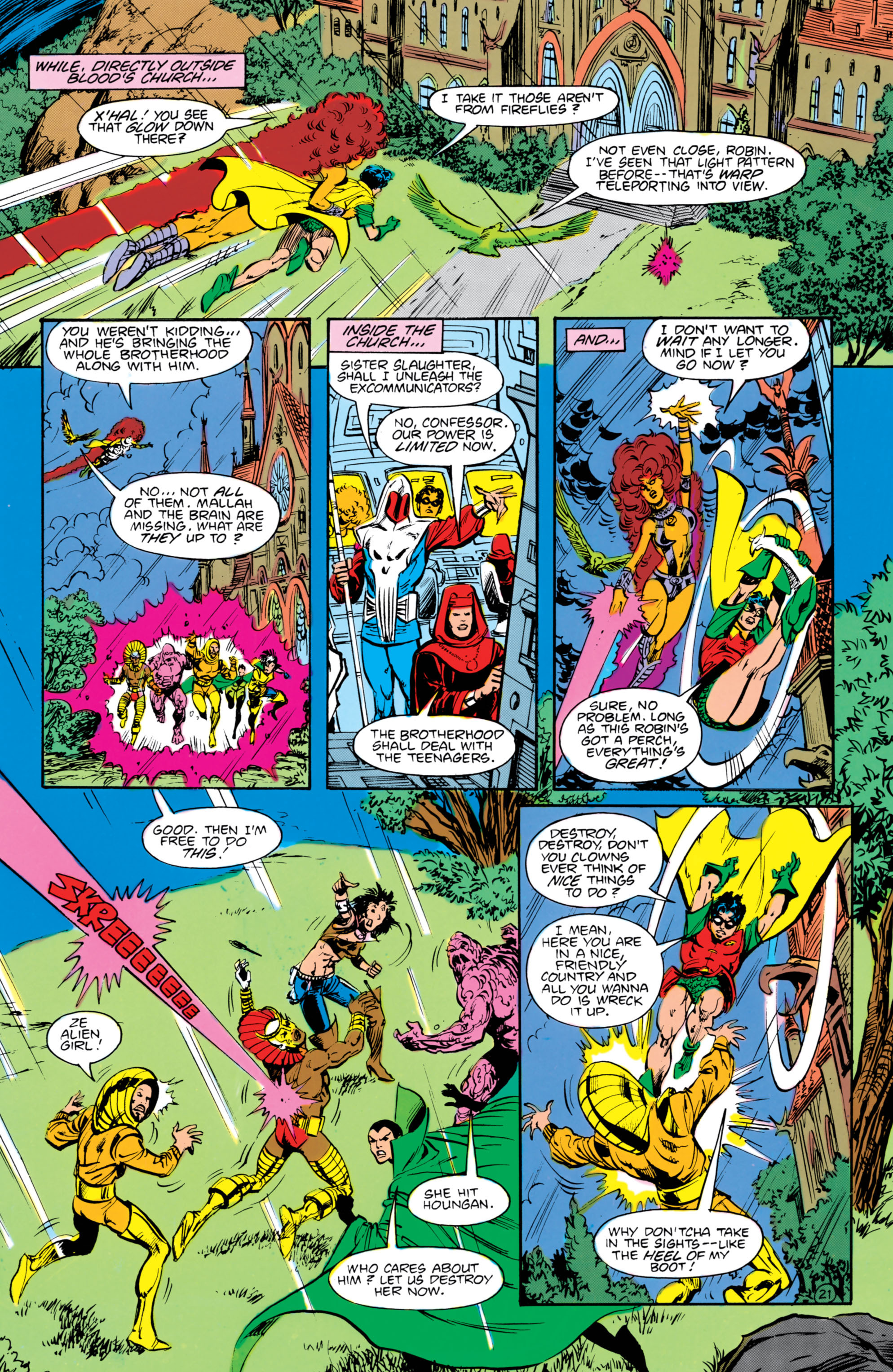 Read online The New Teen Titans (1984) comic -  Issue #27 - 22