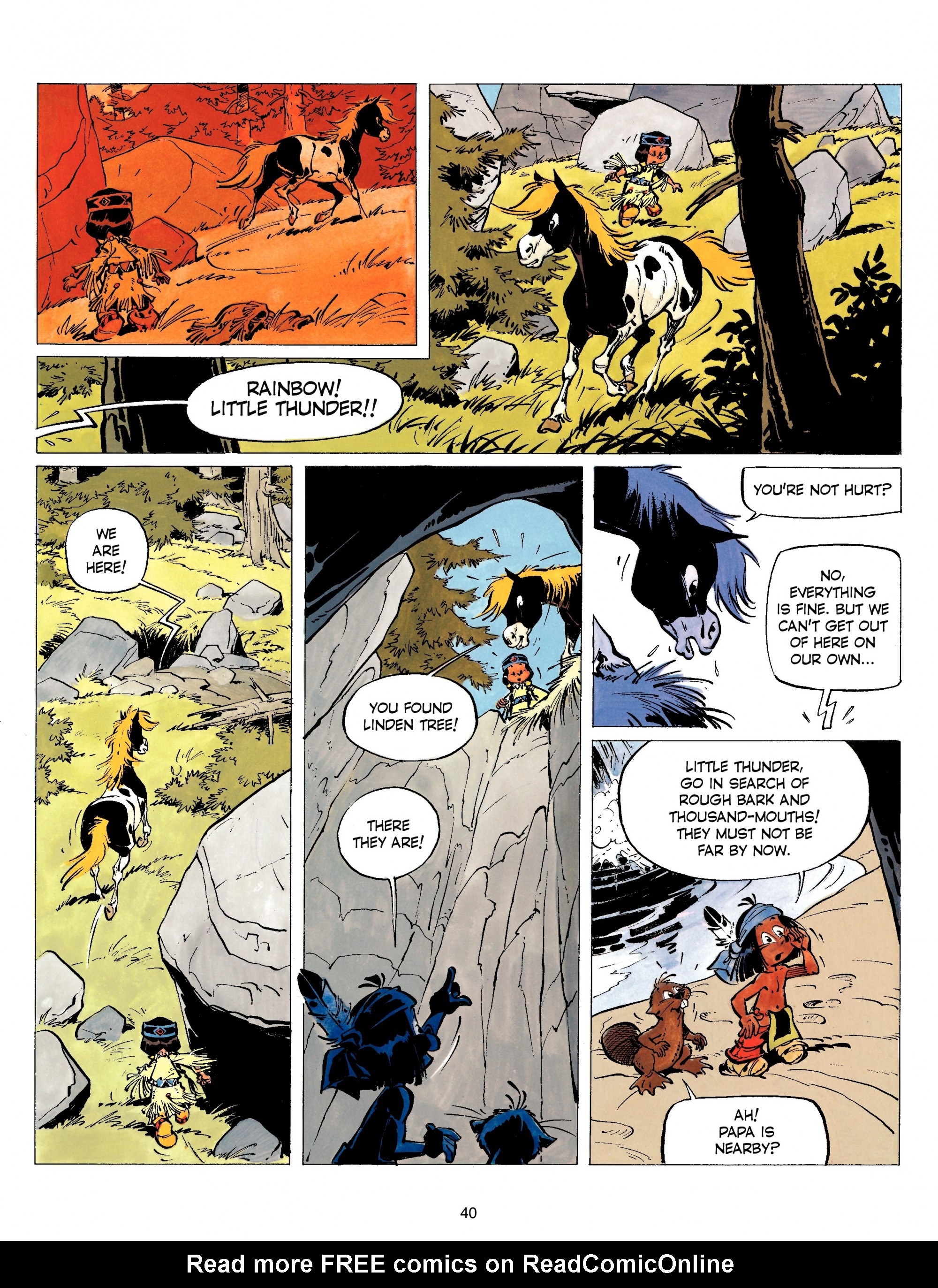 Read online Yakari comic -  Issue #3 - 40