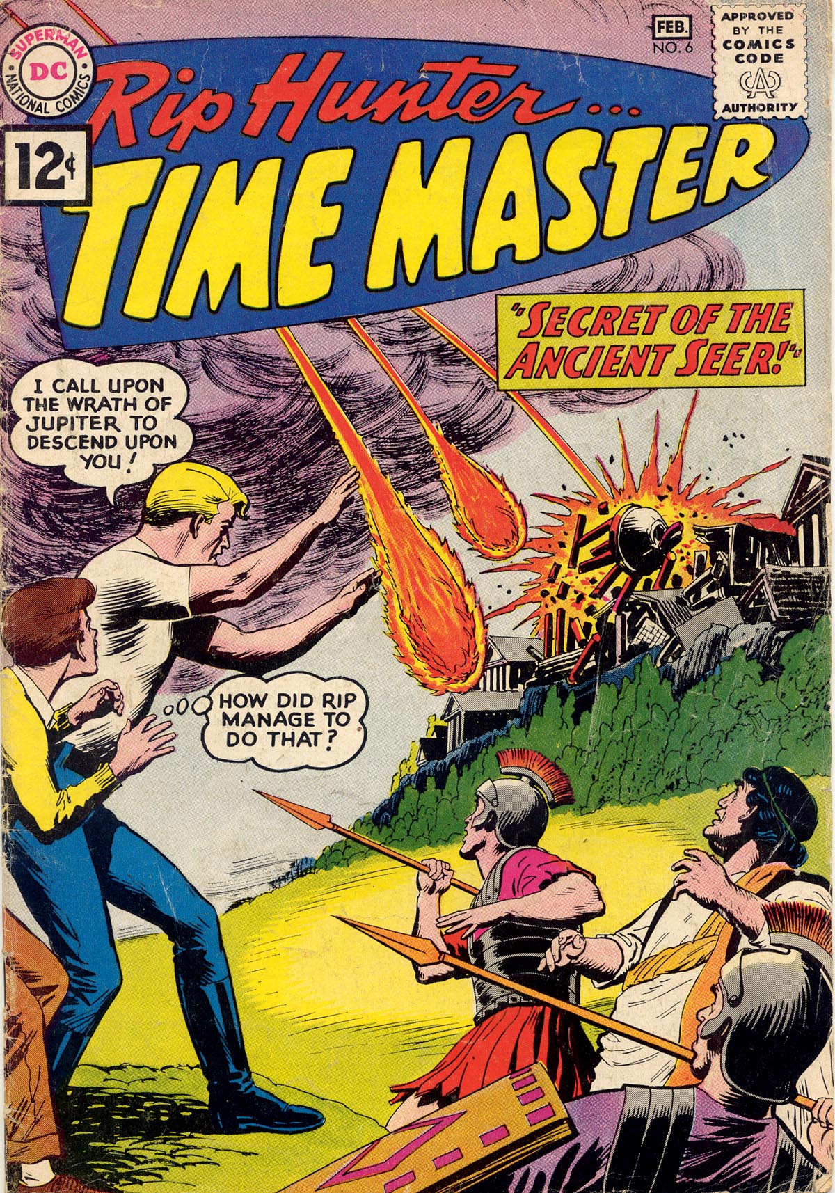 Read online Rip Hunter...Time Master comic -  Issue #6 - 1