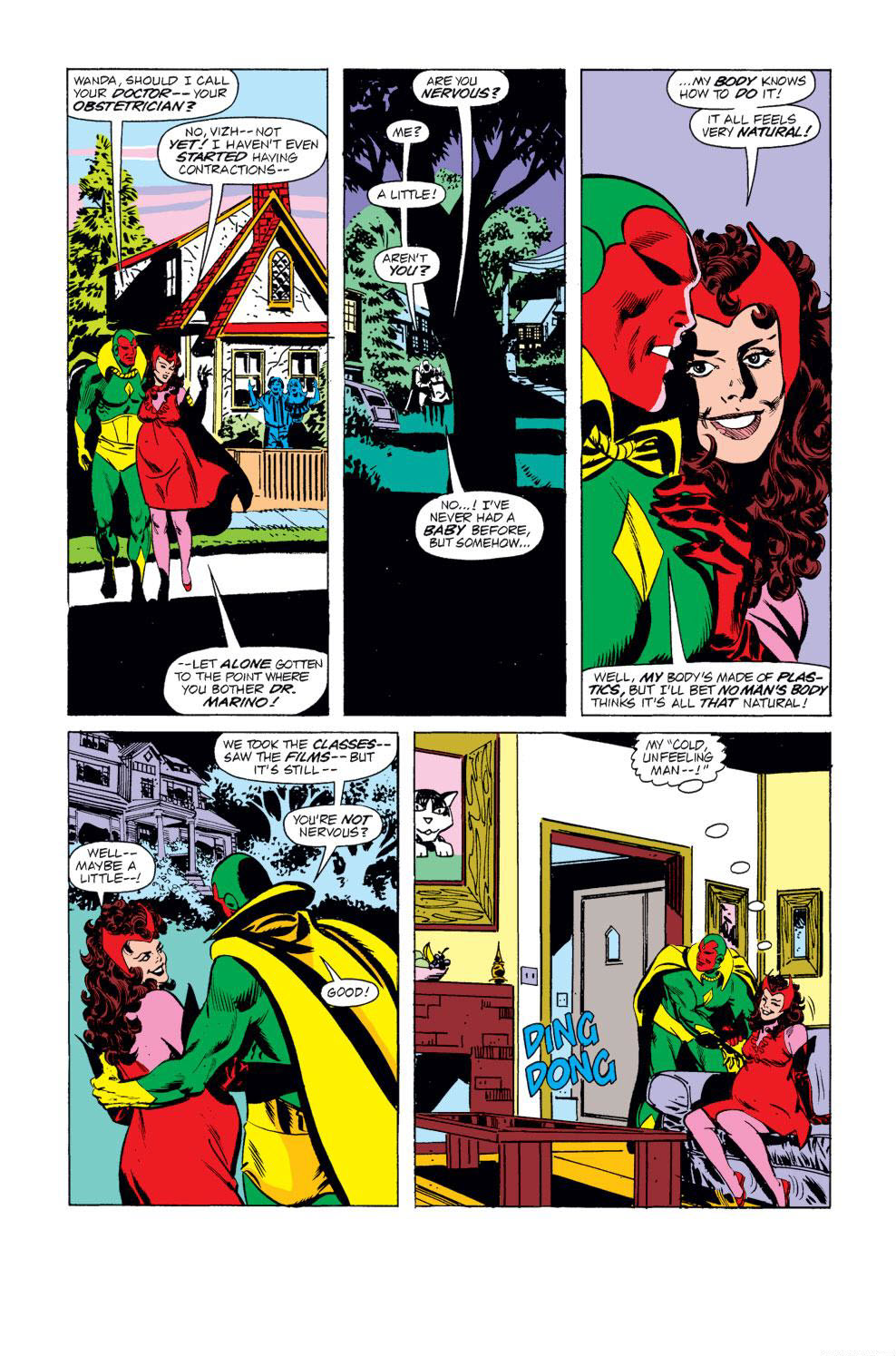 Read online The Vision and the Scarlet Witch (1985) comic -  Issue #12 - 9