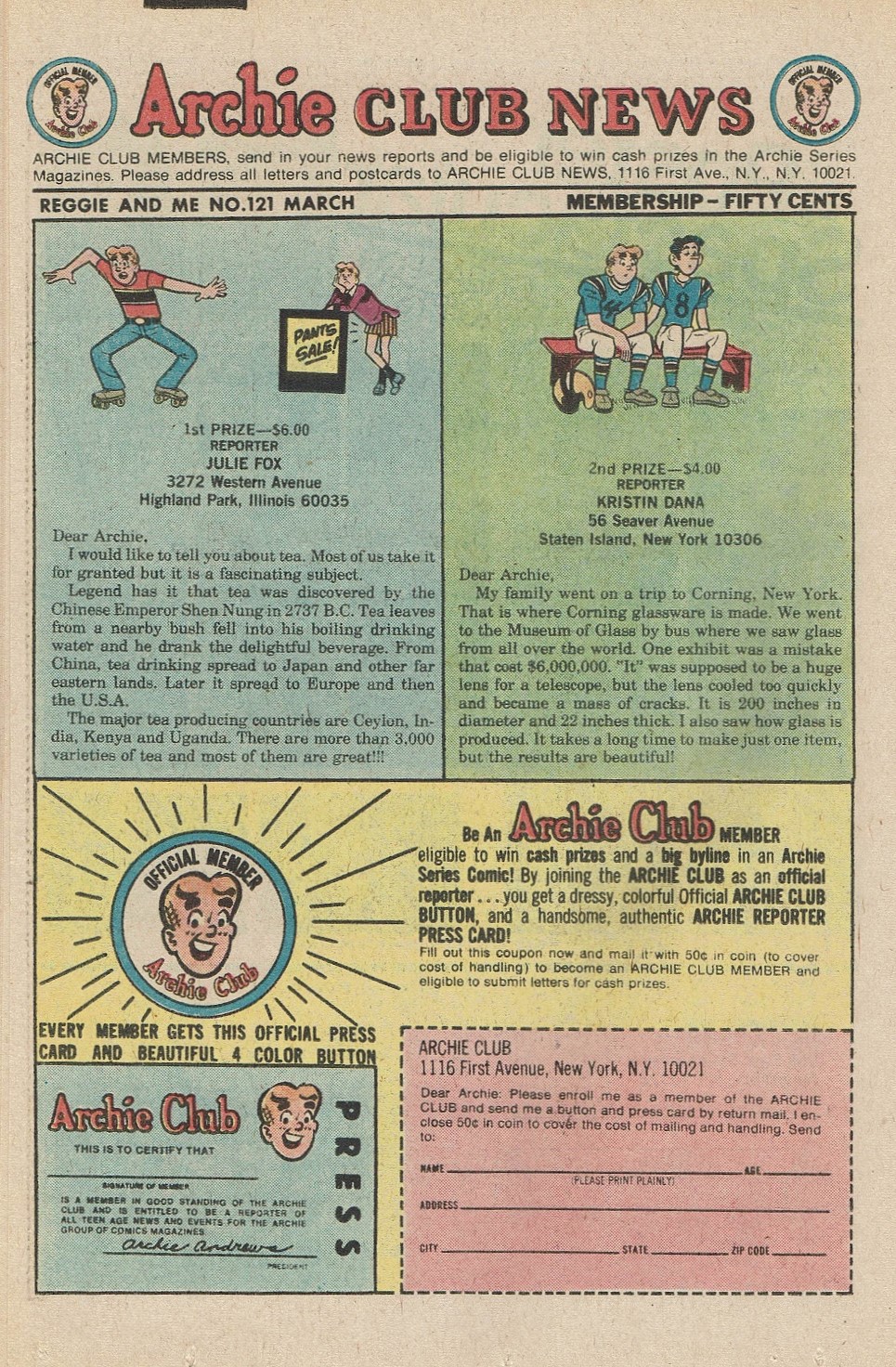 Read online Reggie and Me (1966) comic -  Issue #121 - 26
