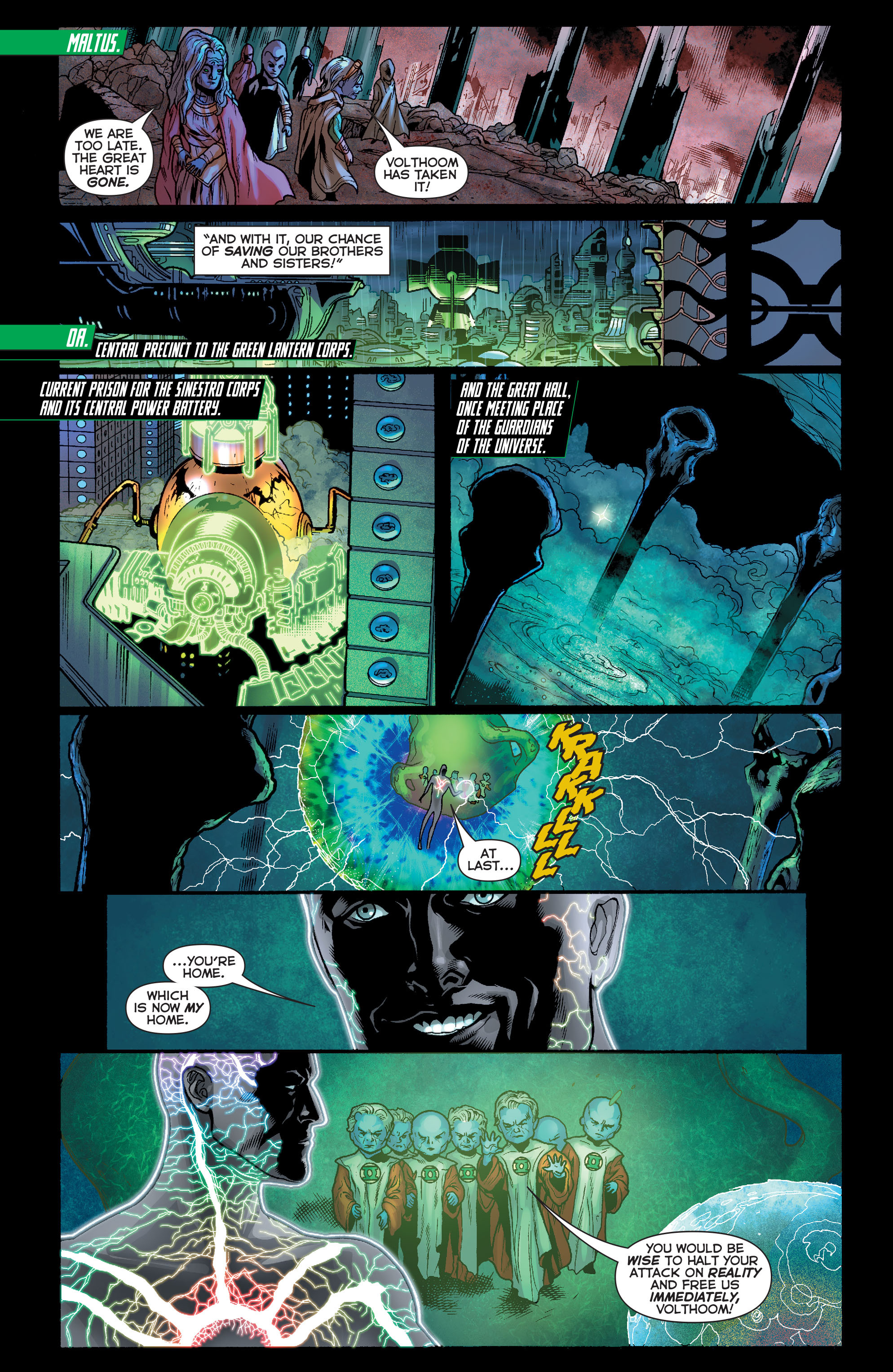 Read online Green Lantern: The Wrath of the First Lantern comic -  Issue # TPB - 266