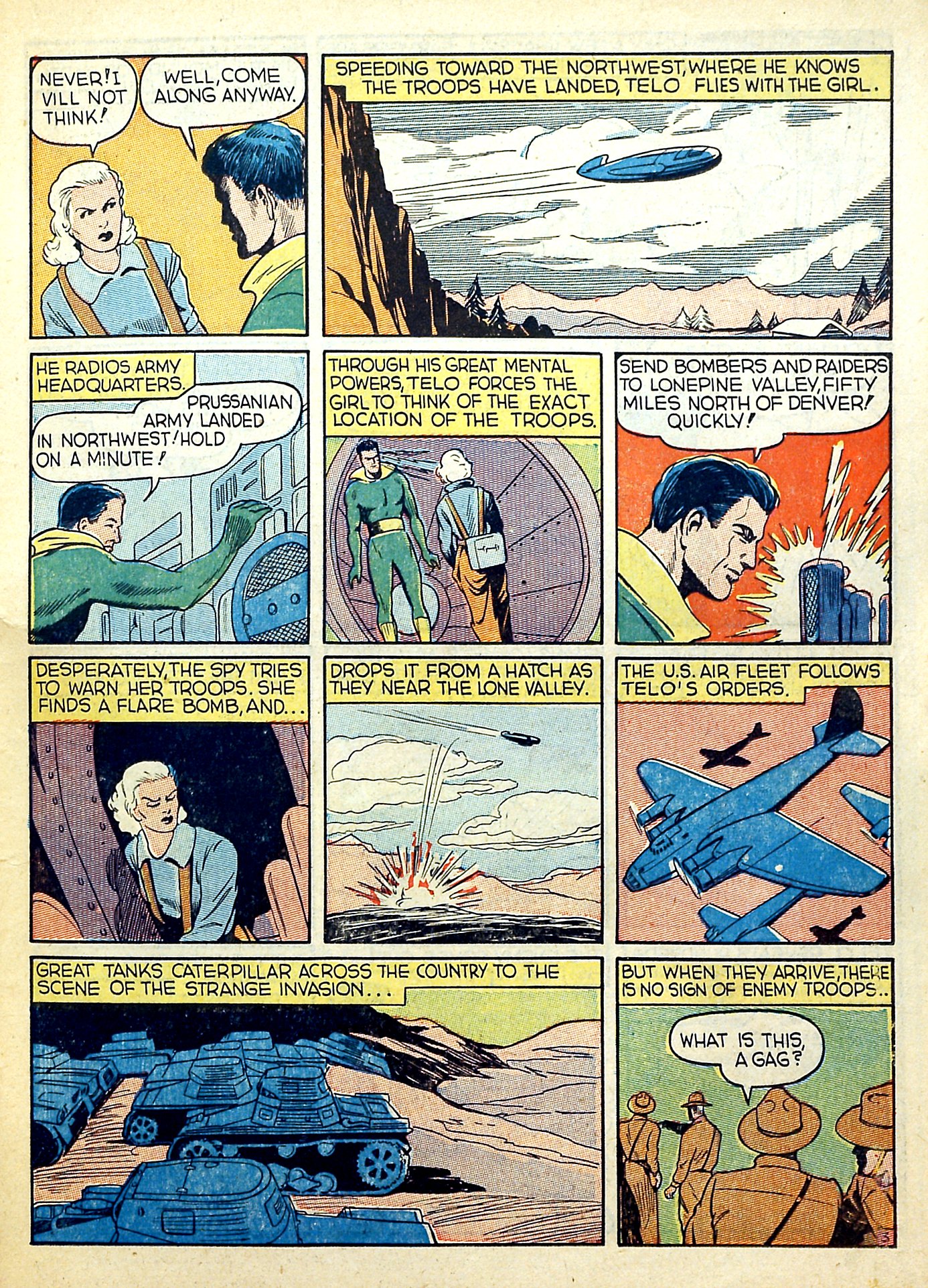 Read online Captain Flight Comics comic -  Issue #3 - 21