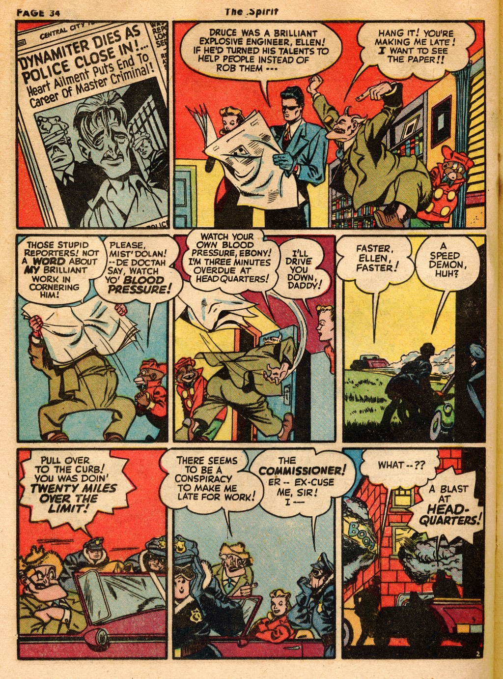 Read online The Spirit (1944) comic -  Issue #2 - 36